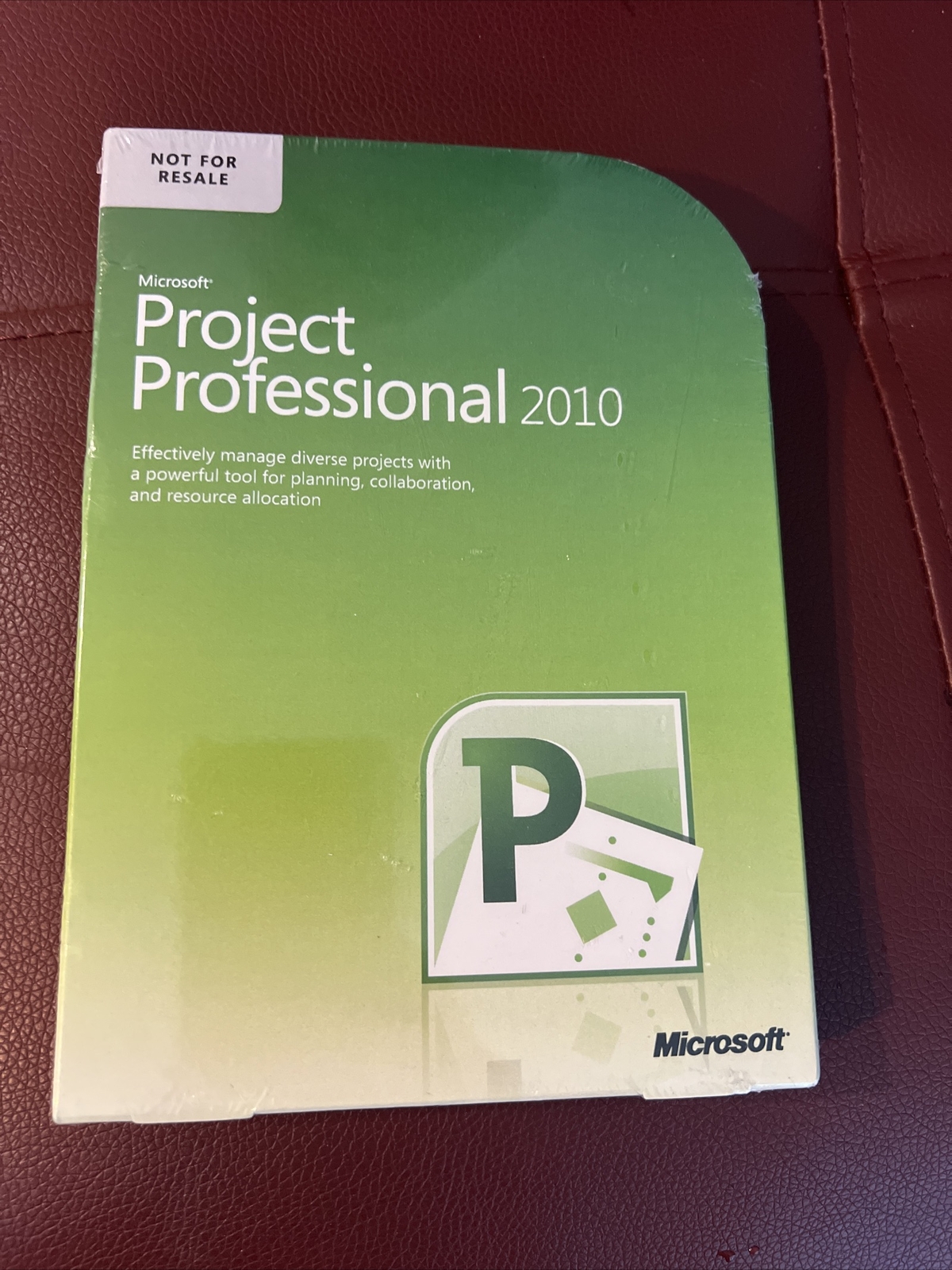 Microsoft Project Professional 2010, NFR DVD New – Sealed Box