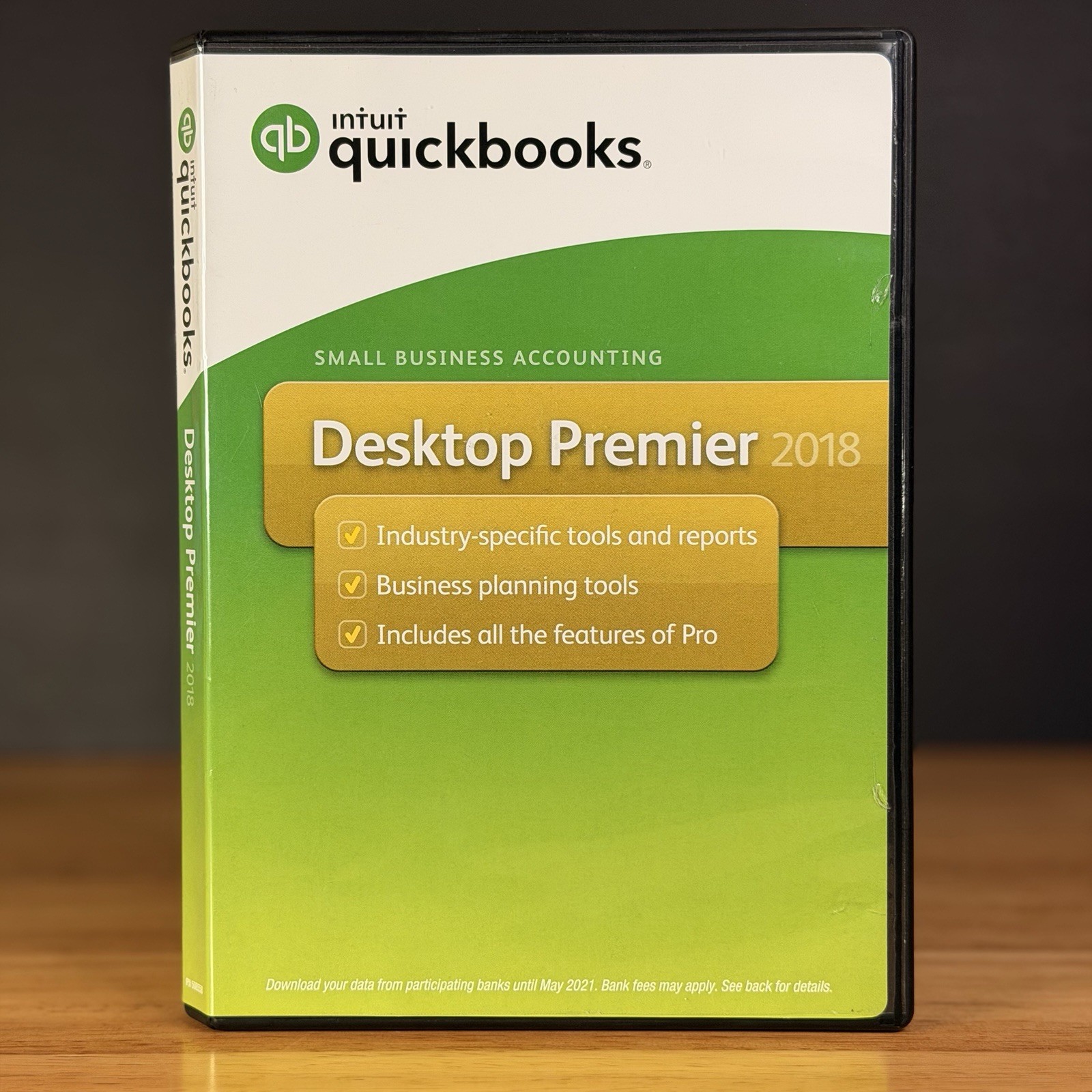 QuickBooks Desktop Premier 2018 Windows 10 & 11 Retail -NO SUBSCRIPTI0N- TESTED