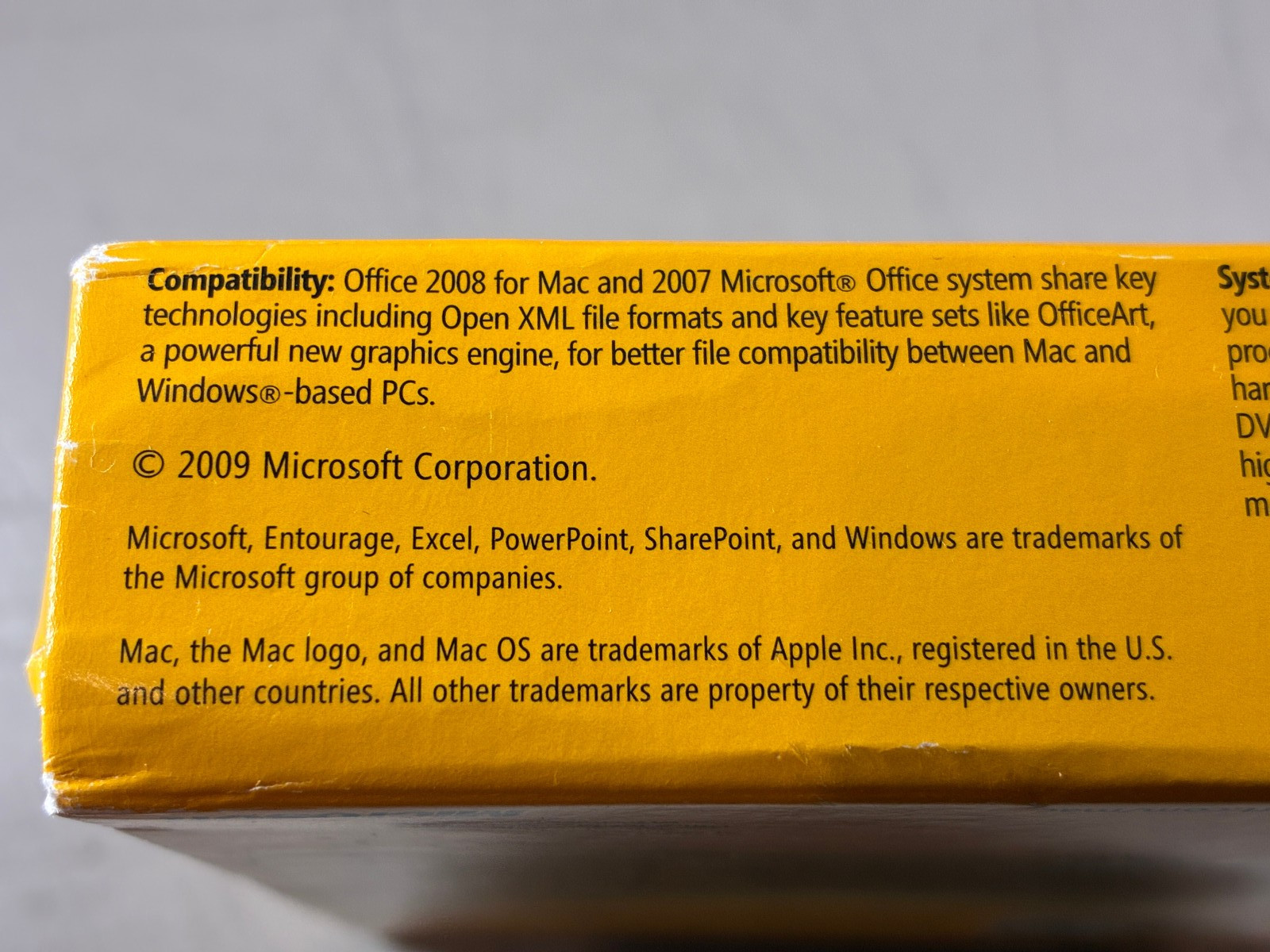 Microsoft Office MAC Home & Student Edition 2008 w/ Box Manual & 3x Product Keys