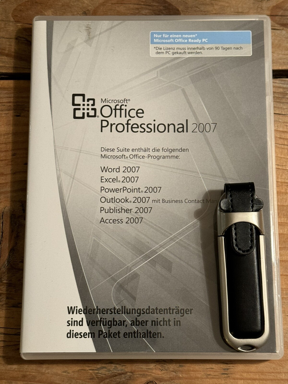 Microsoft Office 2007 Pro, MLK Full Version, German with VAT Invoice