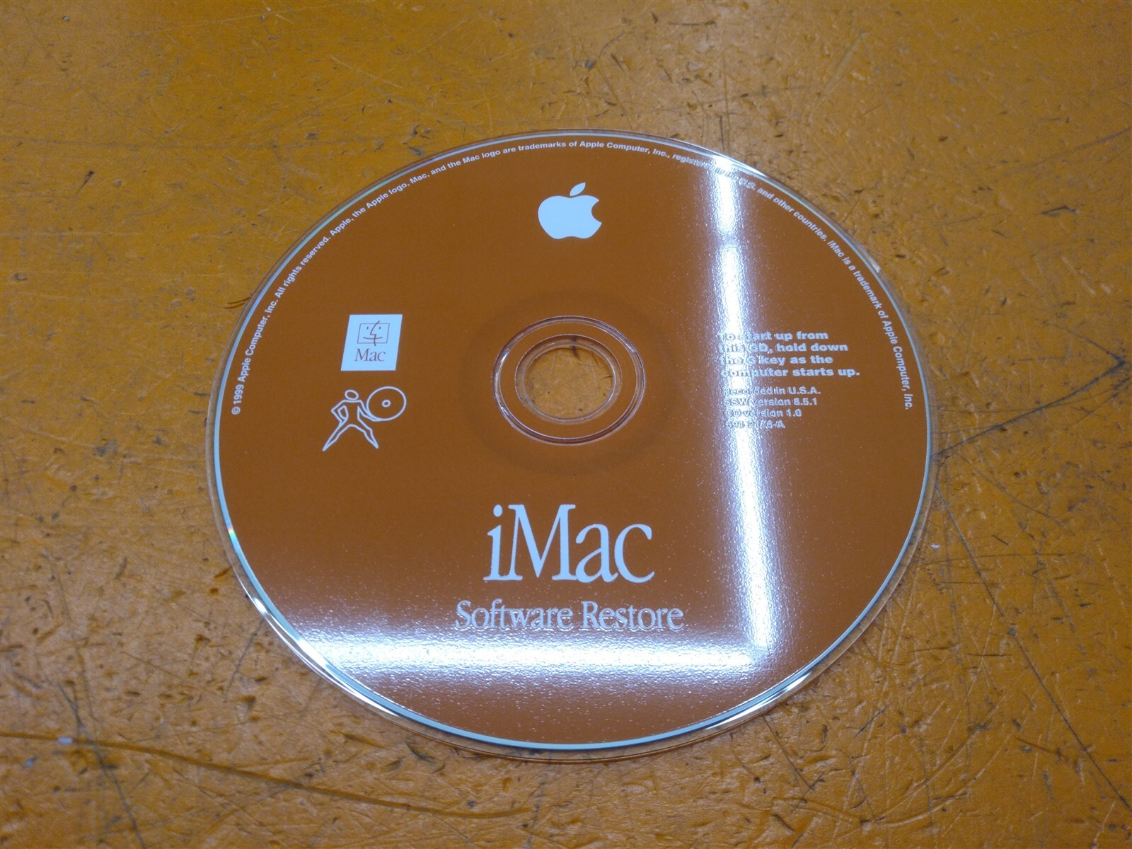 ⭐️⭐️⭐️⭐️⭐️ PC Software CD Disc iMac Software Restore 1999 Version 1.0
