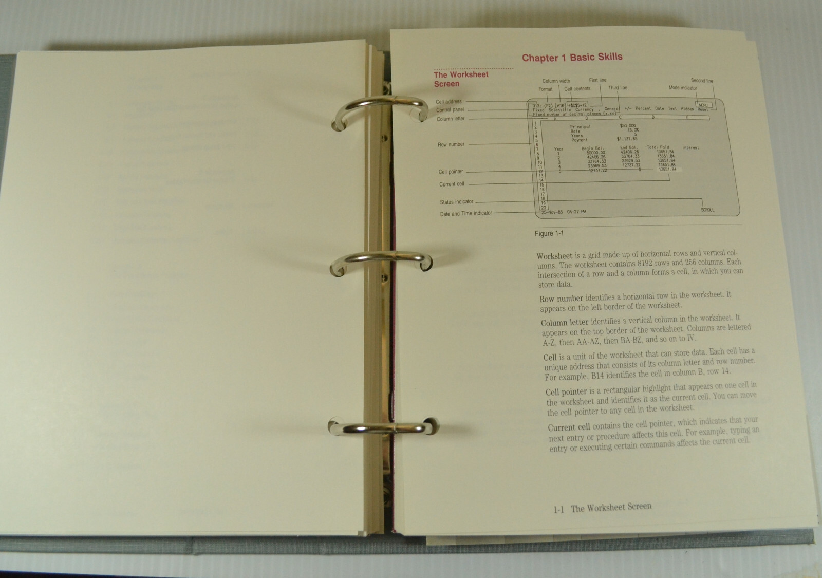 Vintage 1987 Lotus 123 Version 2.01 3.5″ Disk Software for IBM