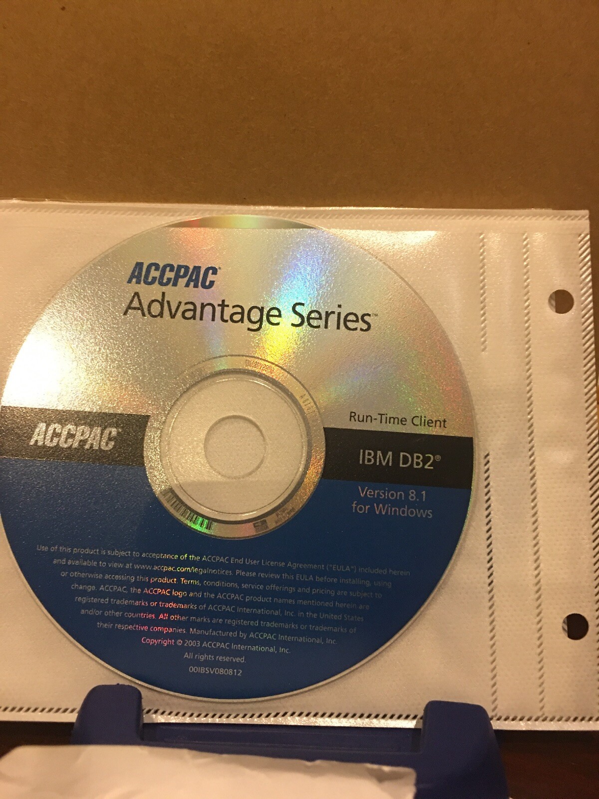 RARE Brand New ACCPAC Advantage Series for IBM DB2 Master CDs. Windows And Linux