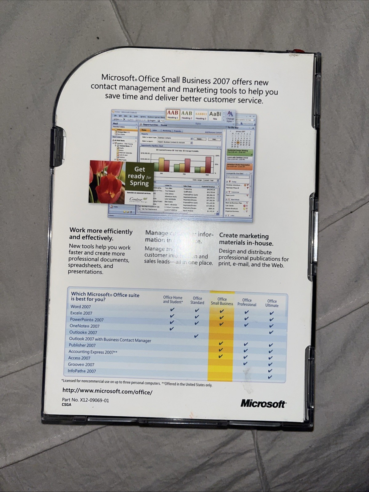 Microsoft 2007 Small Business Full Retail