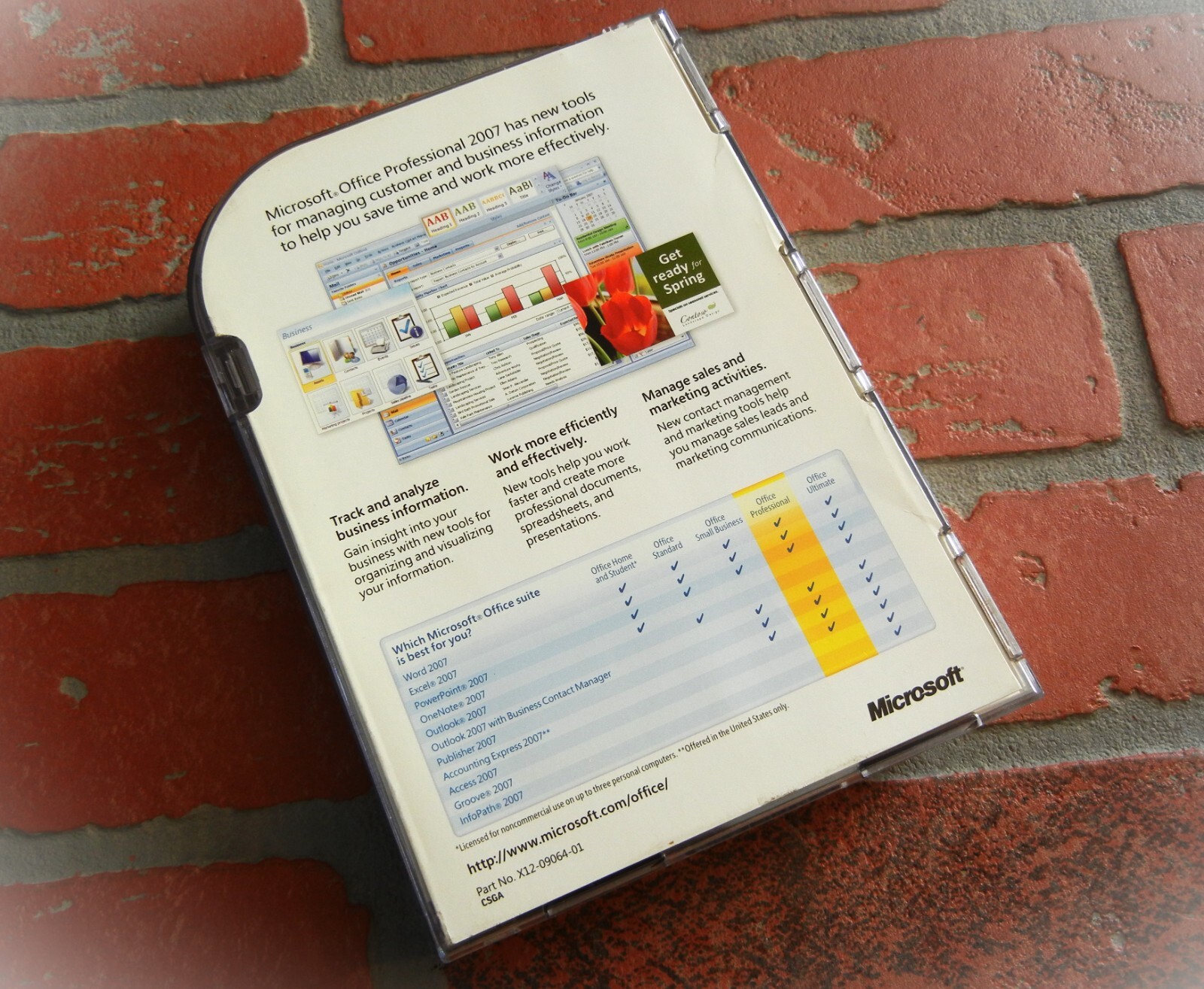 MICROSOFT OFFICE 2007 Vintage PC Software FOR GEEKS All Business UPGRADE FULL
