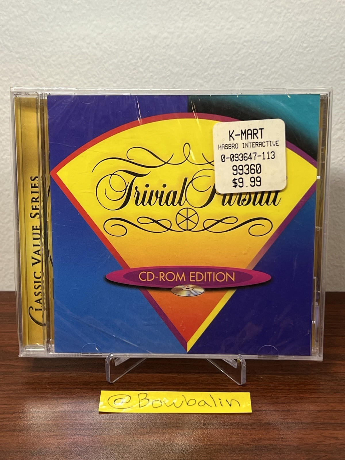 Trivial Pursuit (CD-ROM PC Game, 1994) Hasbro Interactive Vintage New & Sealed