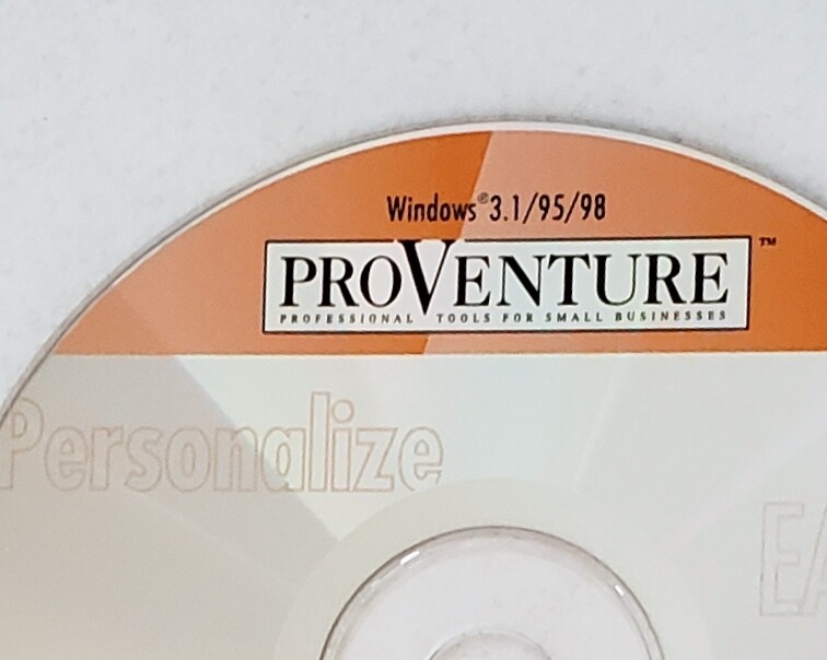Pro Venture – Professional Tools For Small Businesses – Software CD Rom Windows