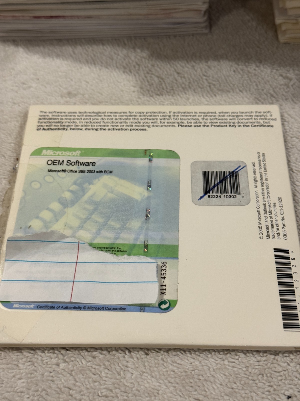 Microsoft Office Small Business Edition 2003 with Business Contact Manager
