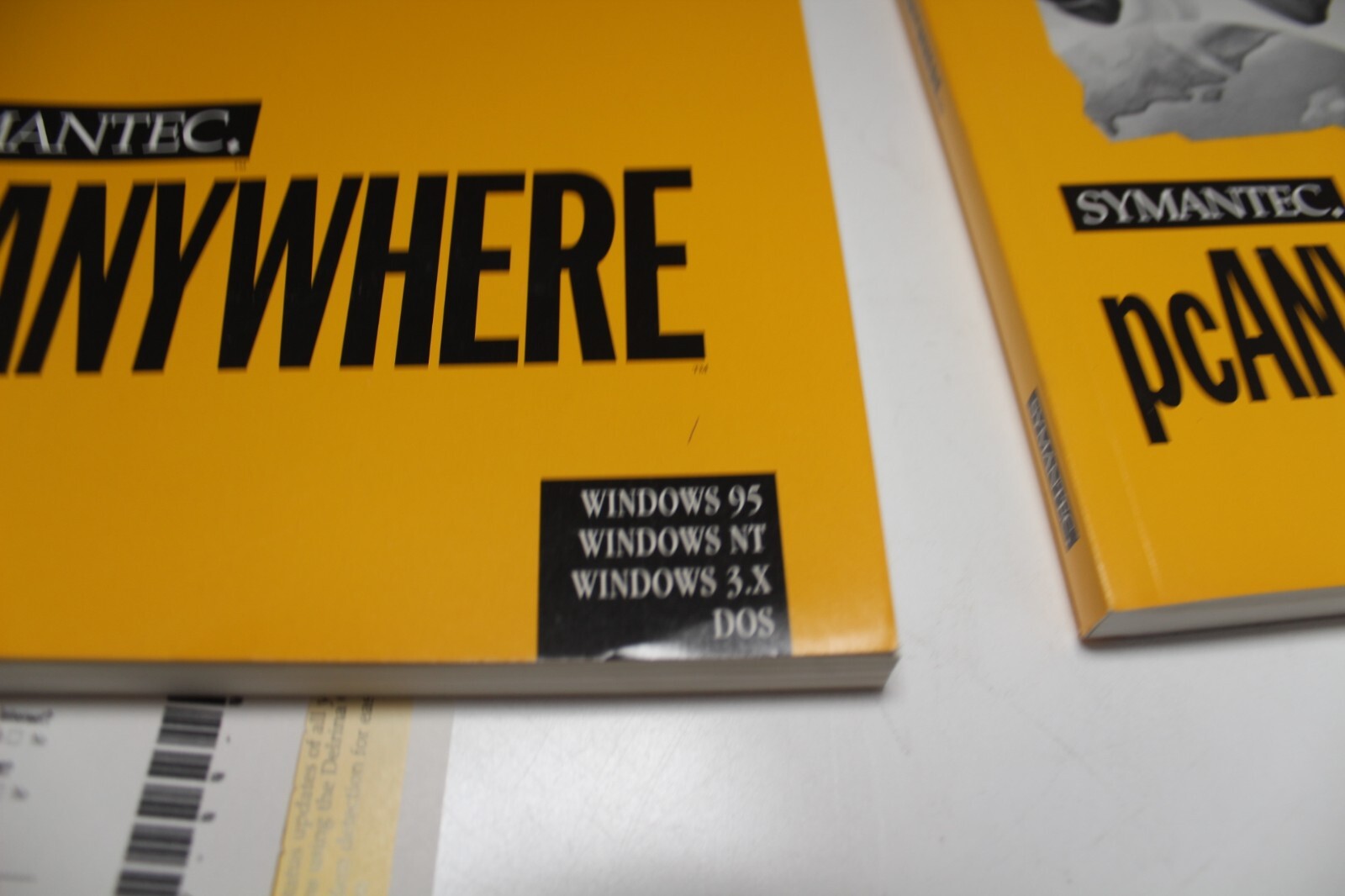 Vintage SYMANTEC PC ANYWHERE 32 Version 7.5 Windows 95 NT 3.1 DOS