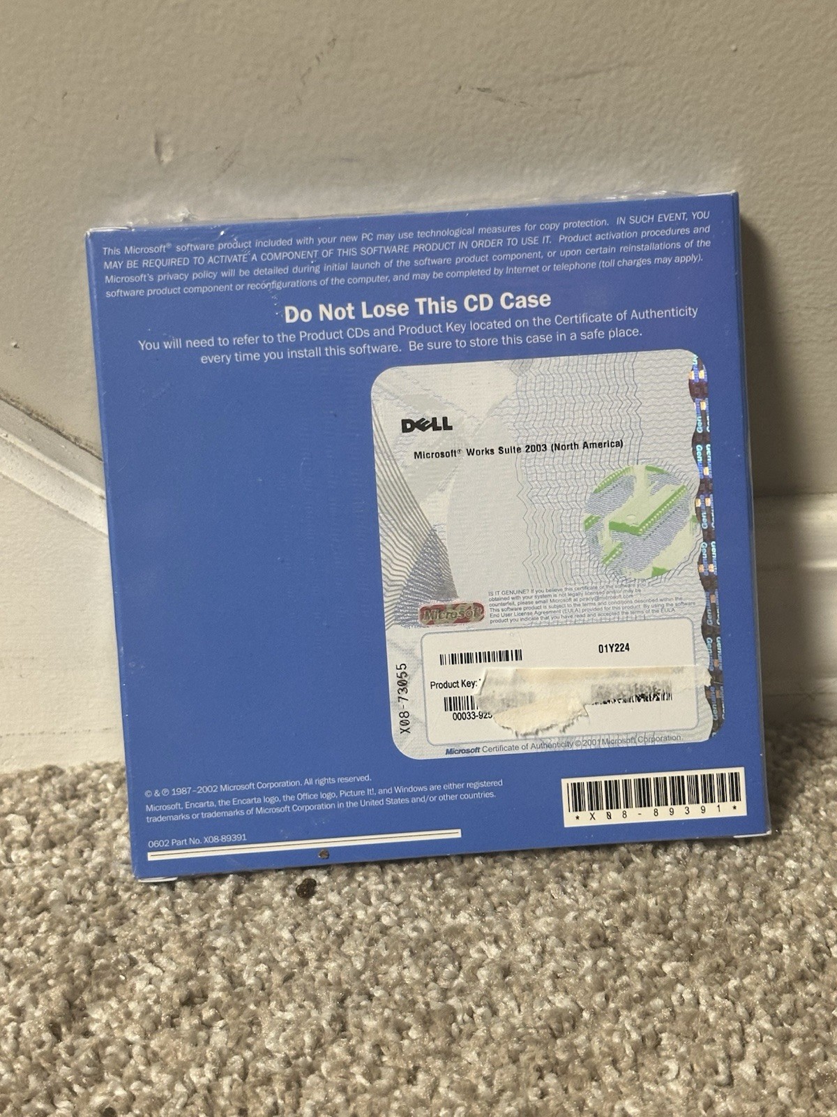 Microsoft Works Suite 2003 – Comes With Product Key New Sealed Encarta Money