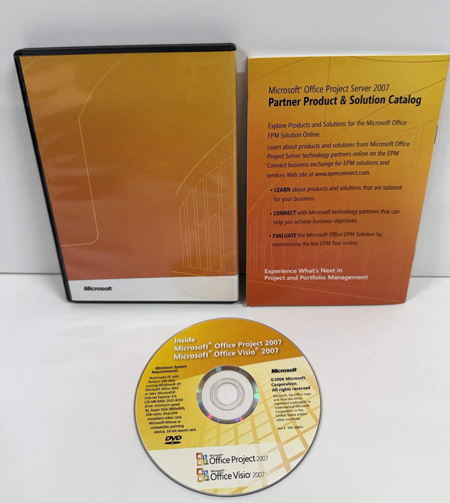 Microsoft Office Project Visio 2007 PMI Global Congress 2006 Seattle Promo Disc