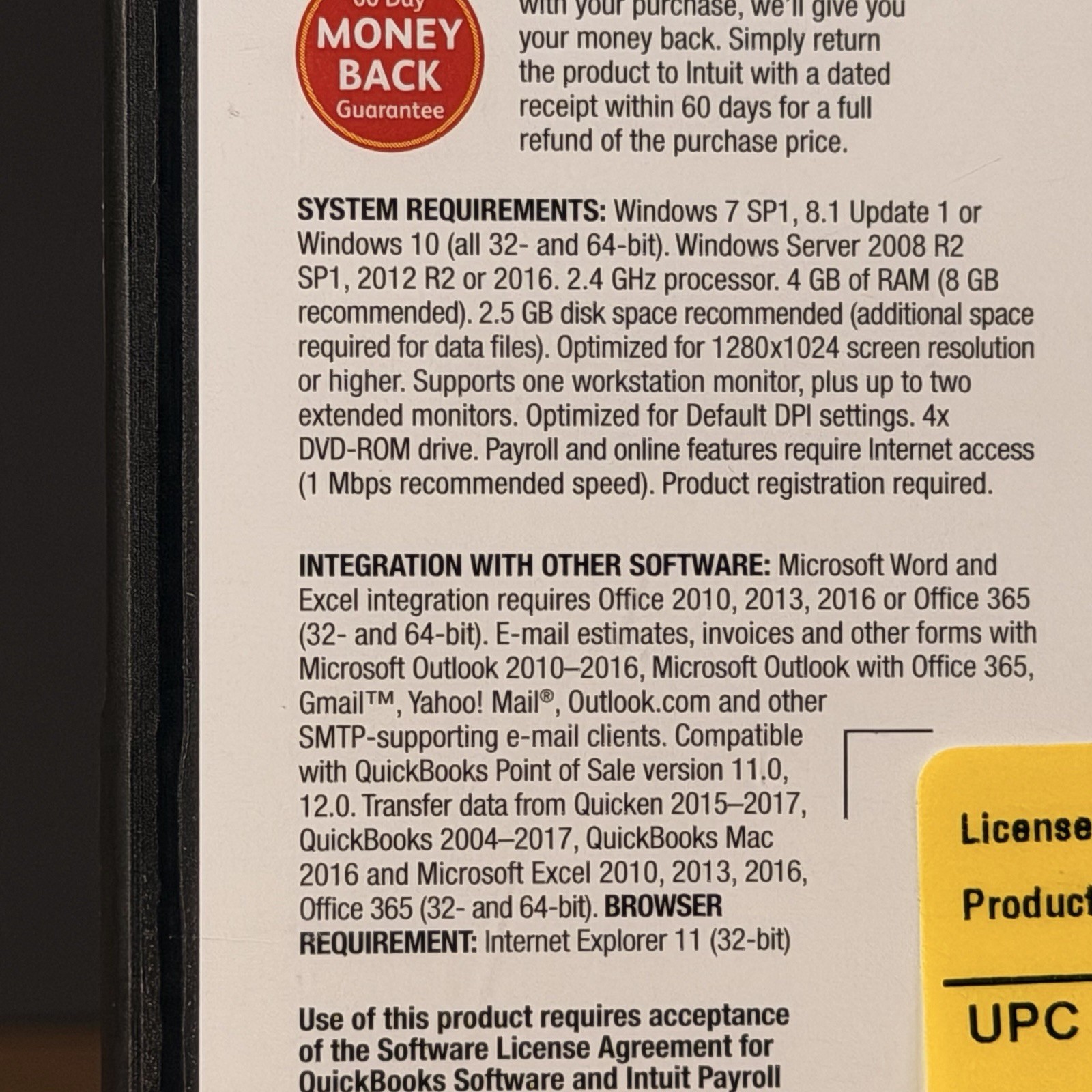 QuickBooks Desktop Premier 2018 Windows 10 & 11 Retail -NO SUBSCRIPTI0N- TESTED