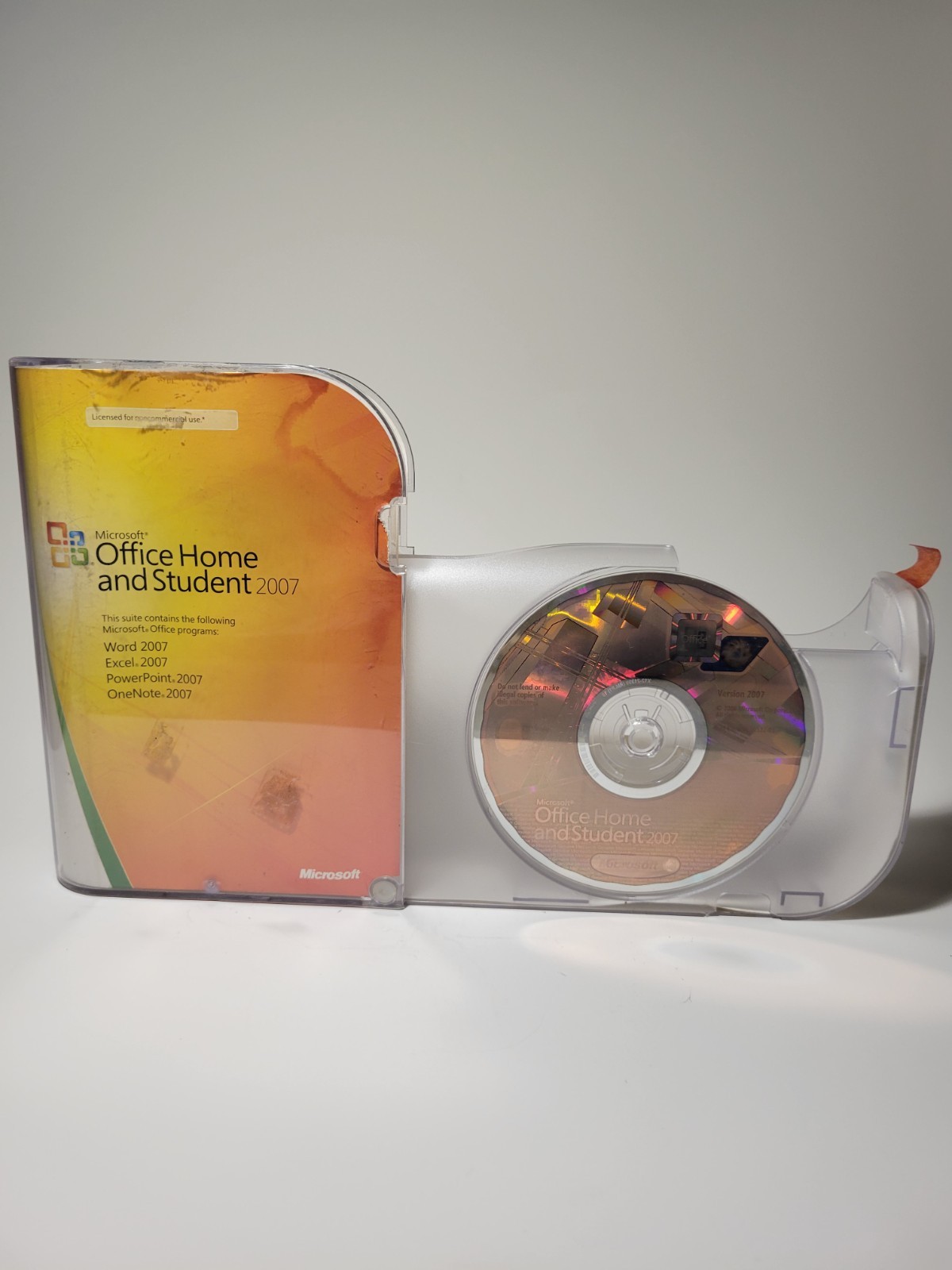 Microsoft Office Home and Student 2007 Word Excel PowerPoint OneNote w/ Key