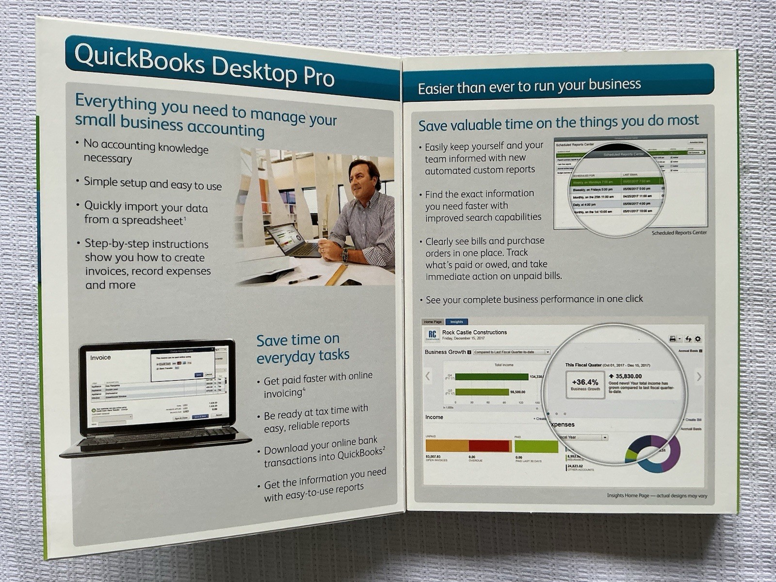 Intuit QuickBooks Desktop Pro 2017 Retail Accounting UNSCRATCHED LICENSE CODE