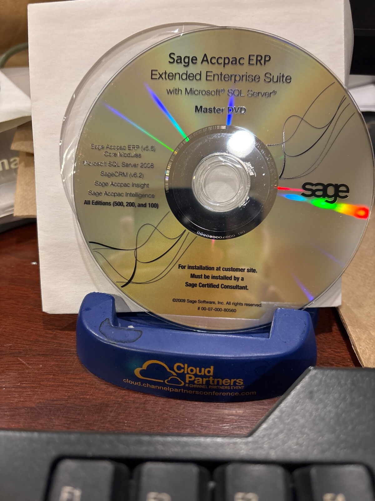BRAND NEW SAGE ACCPAC ERP EXTENDED ENTERPRISE SUITE WITH SQL SERVER MASTER DVD
