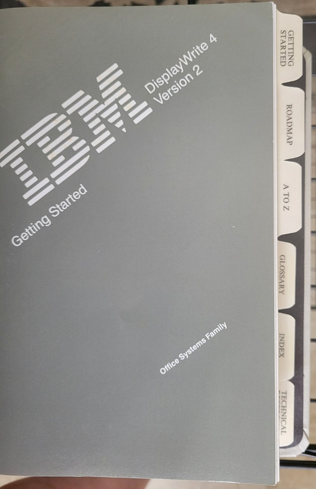 IBM DisplayWrite 4 Version 2 word processing program for IBM DOS vintage 1988