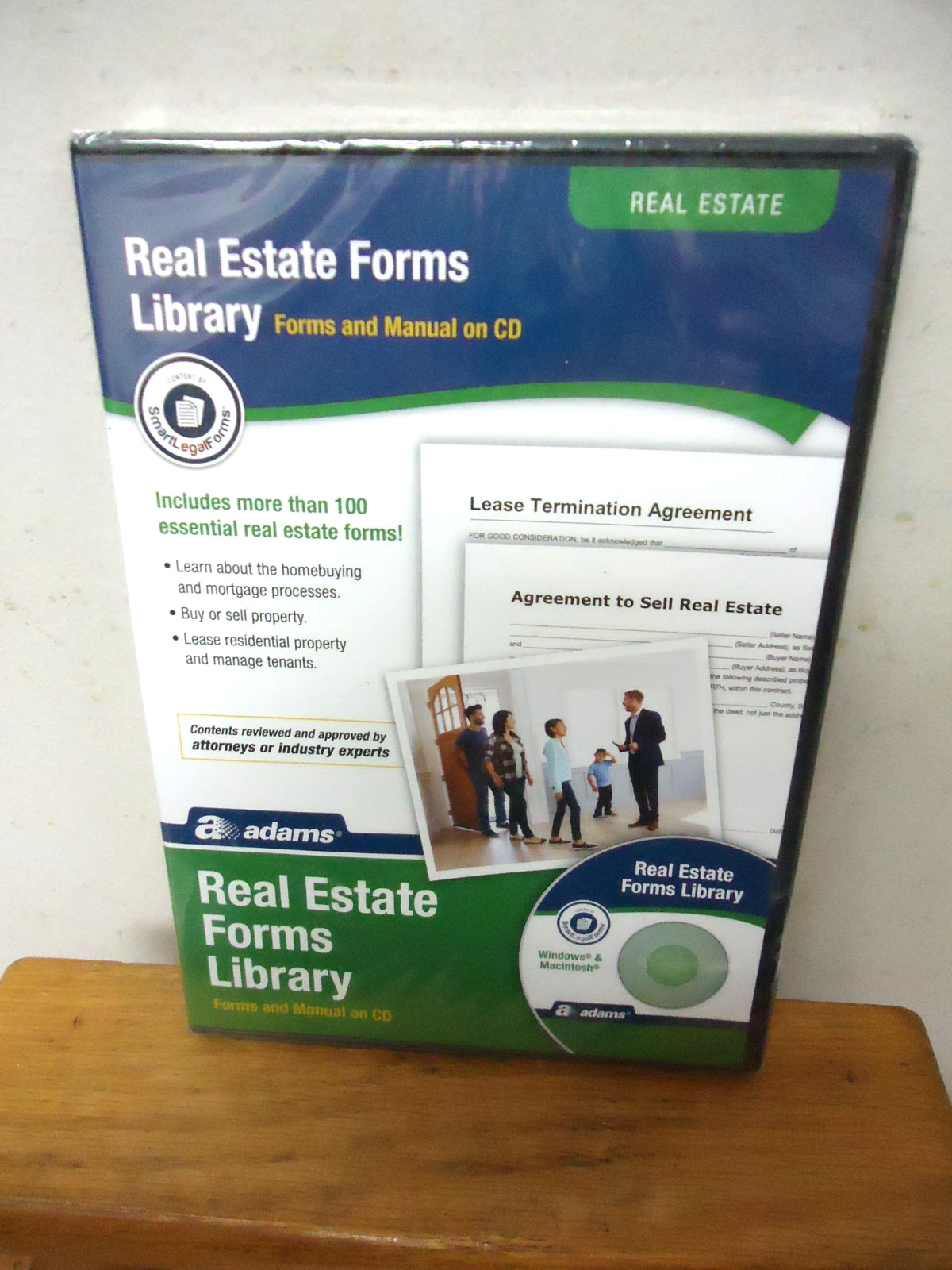 3 NEW! Adams Real Estate – Landlord – Property Mgmt Forms on CD ROM’s! F/S!