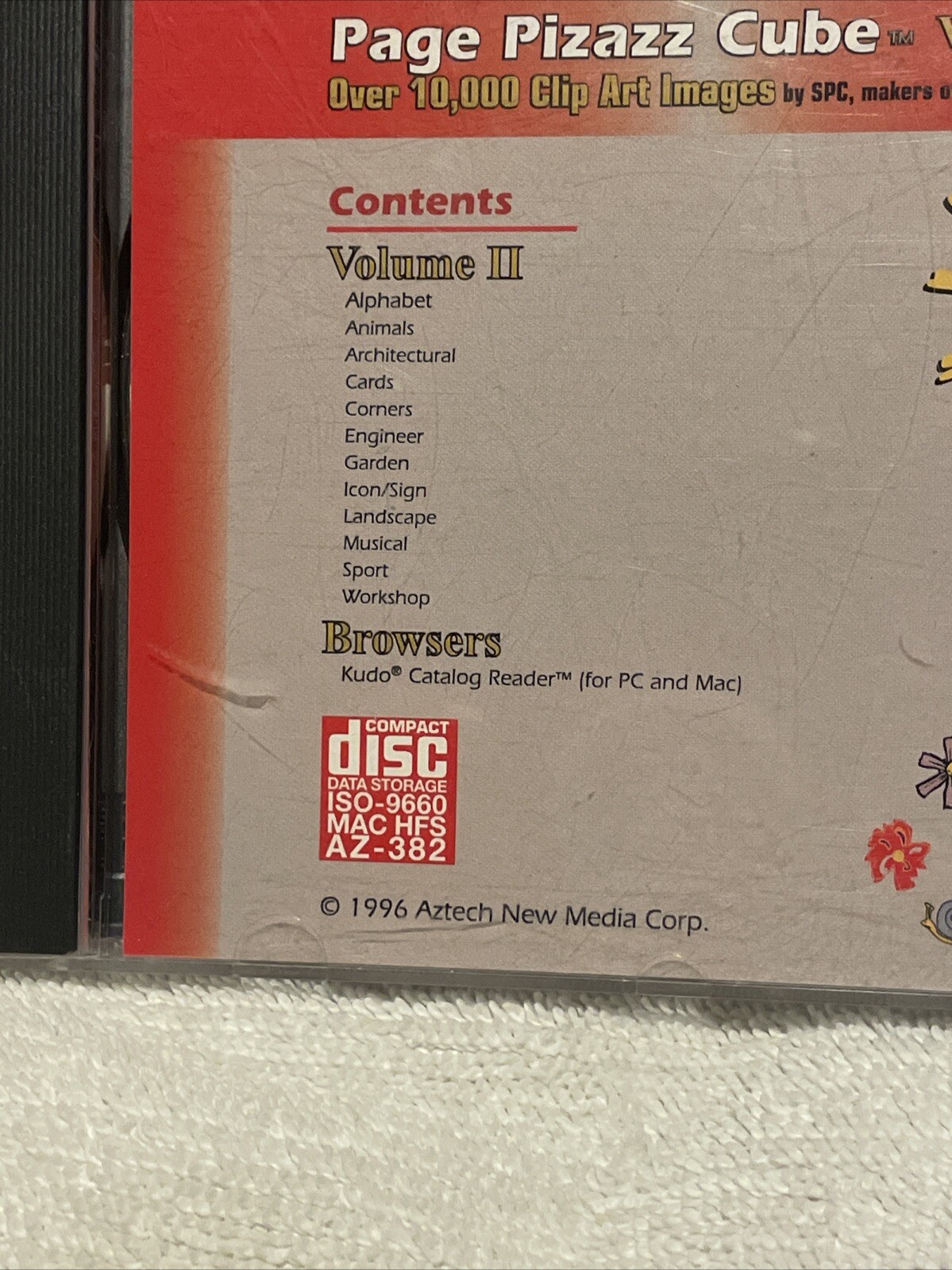 PAGE PIZAZZ CUBE VOLUMES 2 & 6- PC WINDOWS 95/3.1/MAC Fast Free Shipping