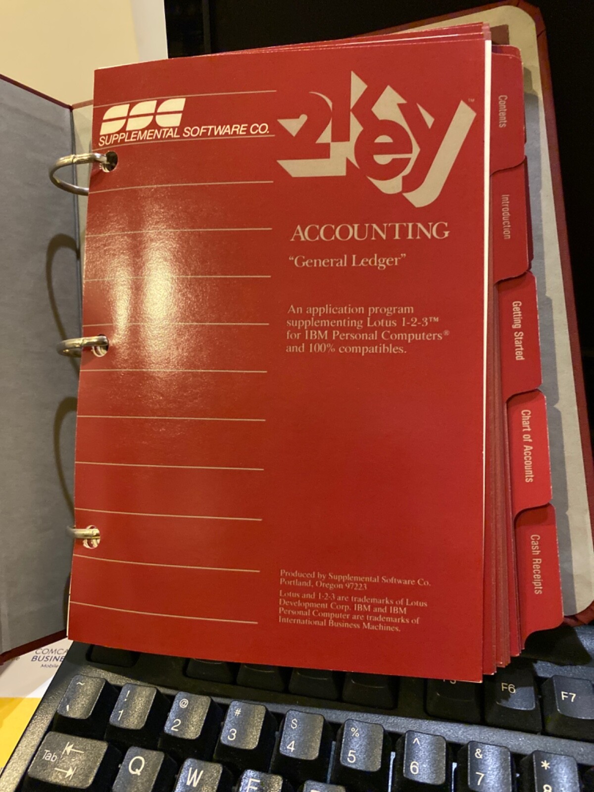 BRAND NEW 2Key ACCOUNTING General Ledger supplementing Lotus 123 for PCs