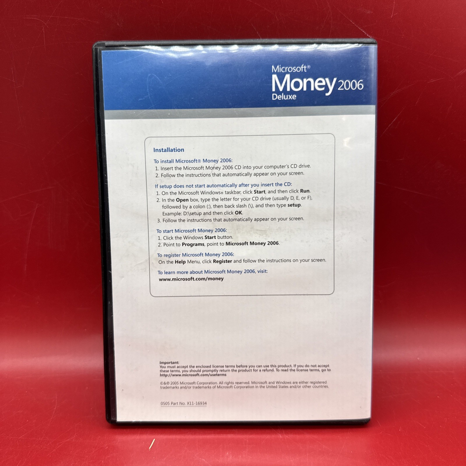 Microsoft Money 2006 Deluxe for Windows Finance Tool