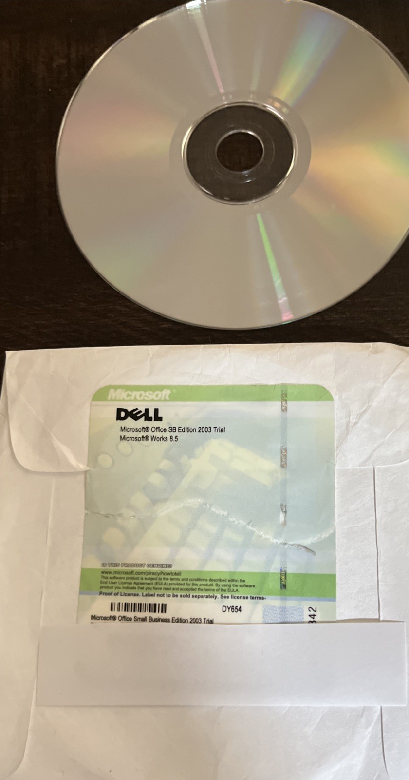 Genuine Microsoft Works 8.5 Office 2003 W/Trial Key