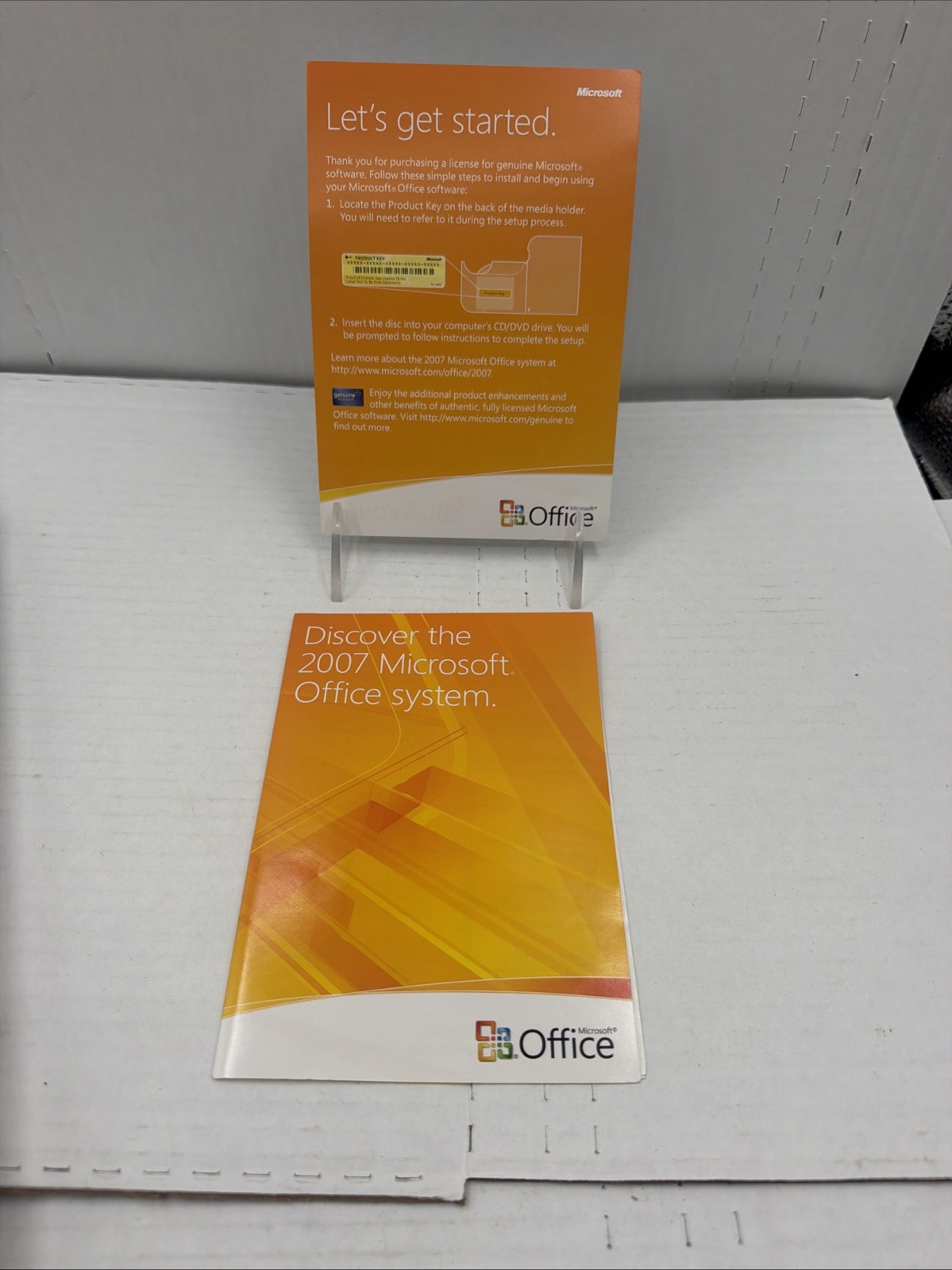 Microsoft Office Home and Student 2007 Complete w/ Product Key OPEN BOX