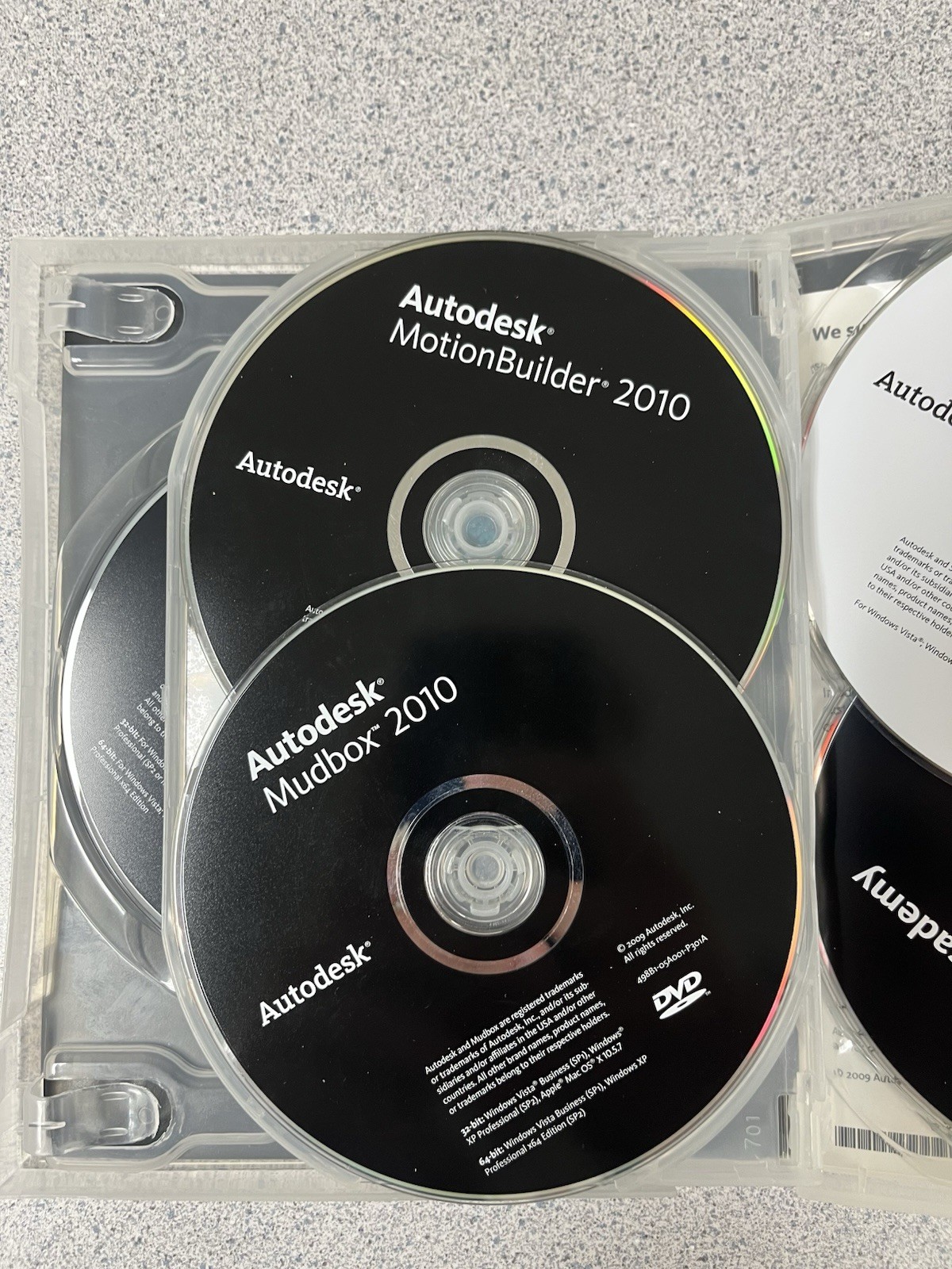 Autodesk Education Suite for Entertainment Creation 2010 Set READ