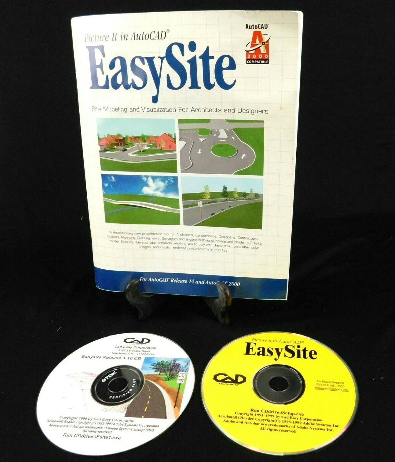 Easy Site Rel. 1.10 for Autocad 14 – 2000 Site Modeling Manual CD Serial Number