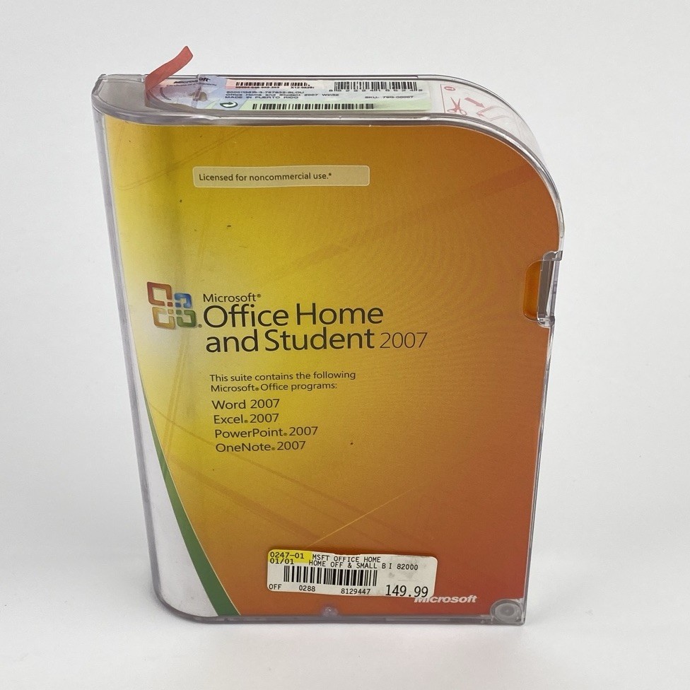 Microsoft Office 2007 Home and Student – Excel, Word, PowerPoint (With Key)