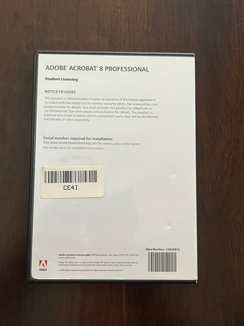 Adobe Acrobat 8 Professional for Windows