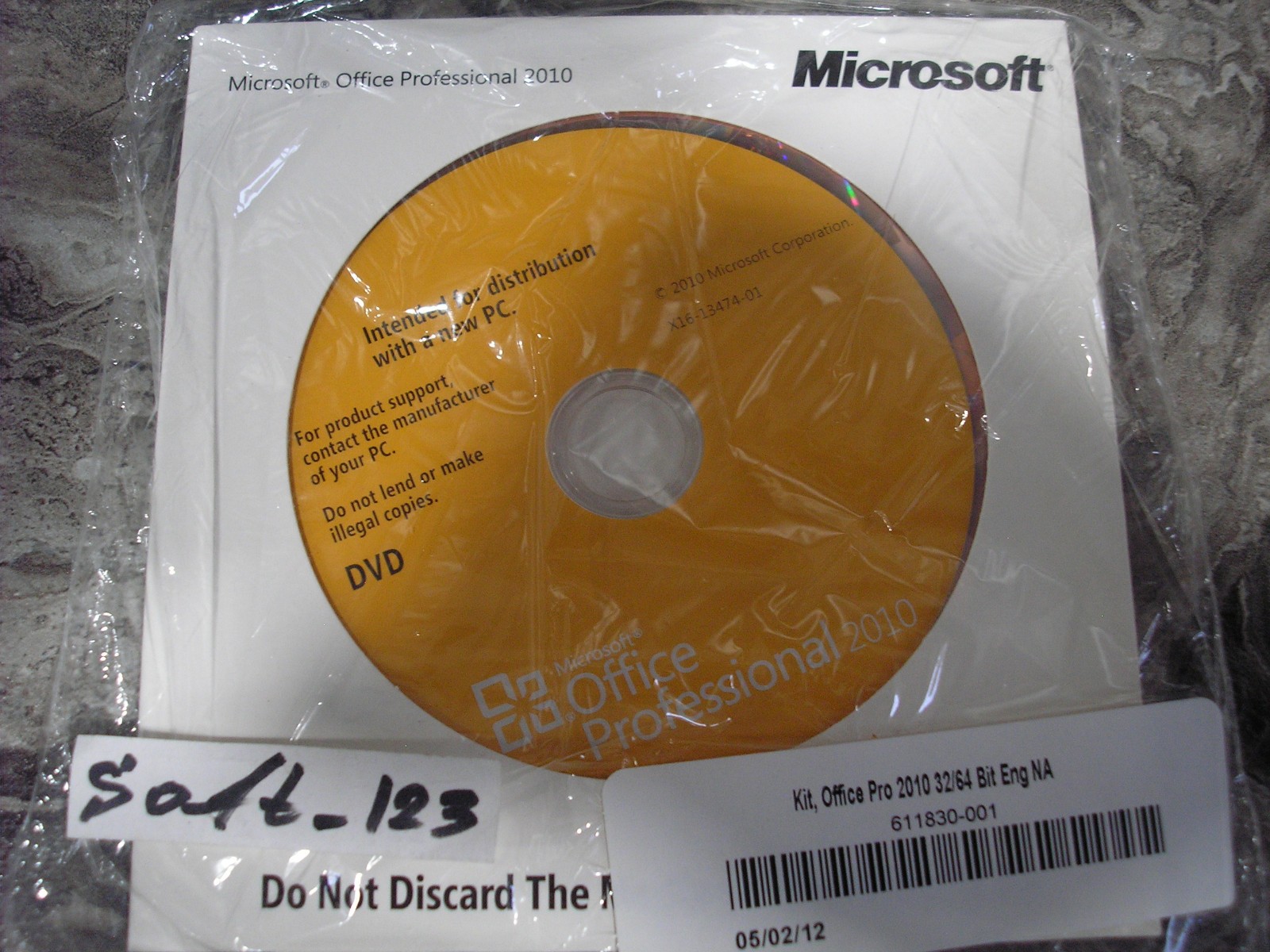 Microsoft Office 2010 Professional Full English OEM Version MS Win =NEW SEALED=