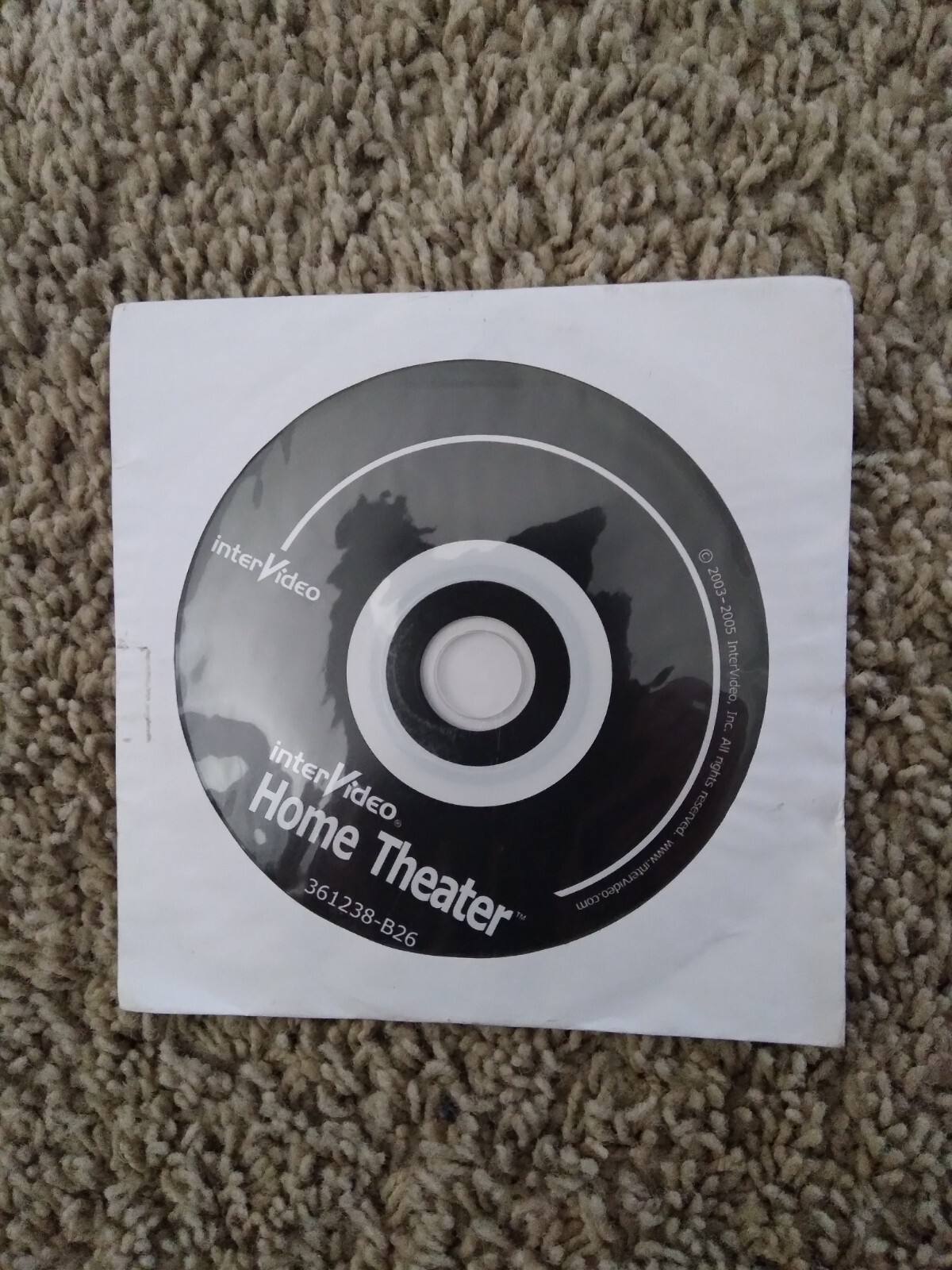 Intervideo Home Theater – PC Computer Software Program CD Rom – Vintage