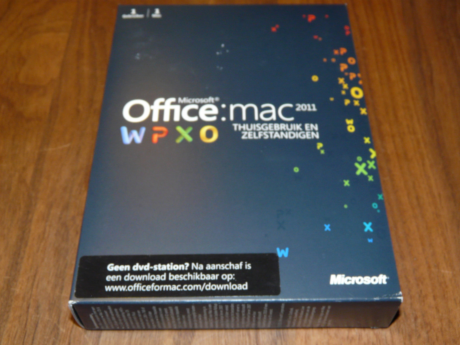 Microsoft Office Mac 2011 DVD Home & Business Dutch Full Version Dutch