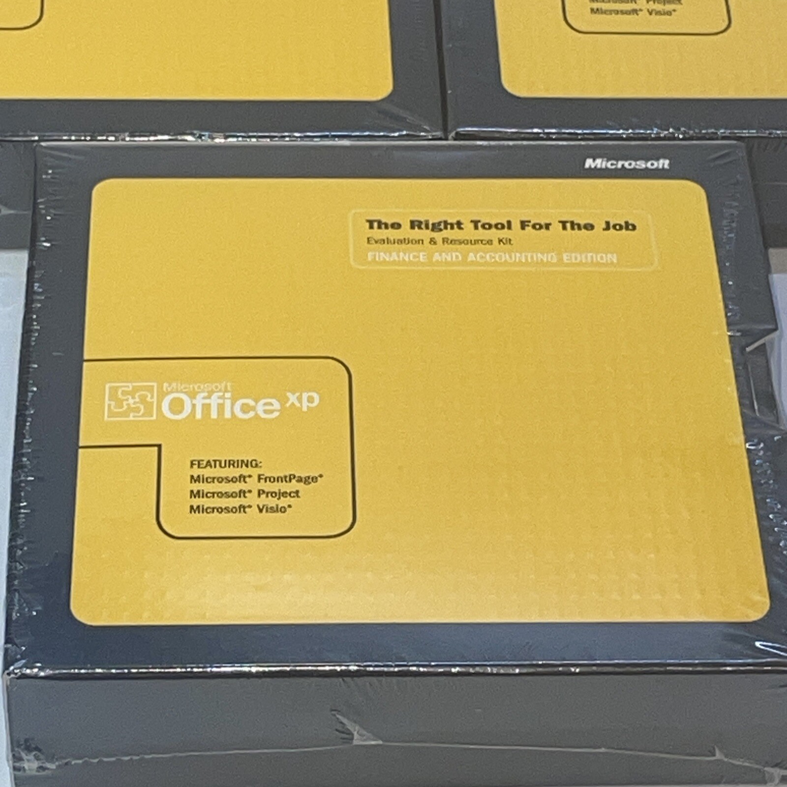 Microsoft Office XP Evaluation & Resource Kit FrontPage Project Visio 2003 3 Lot