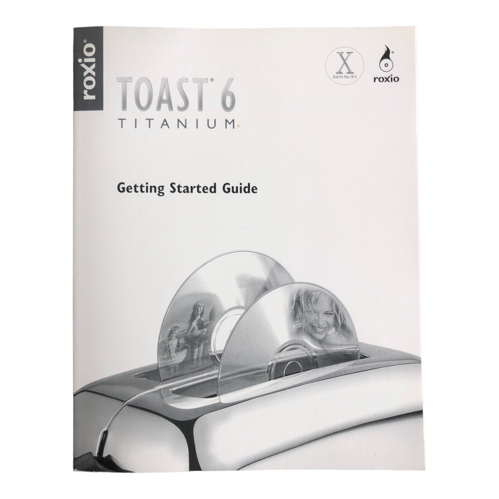 ROXIO TOAST 6 TITANIUM CD/DVD BACKUP SOFTWARE (JMS9) TC Vintage Max OS X PC