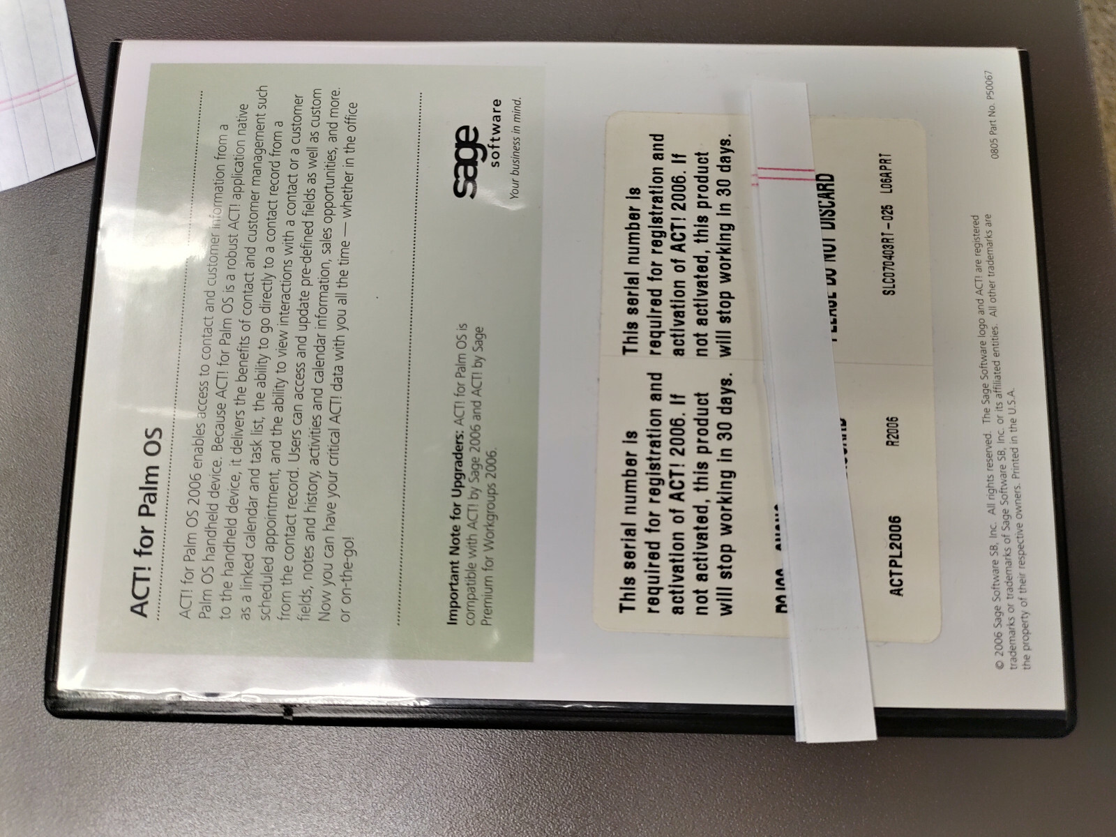Act! for Palm OS 2006 CD