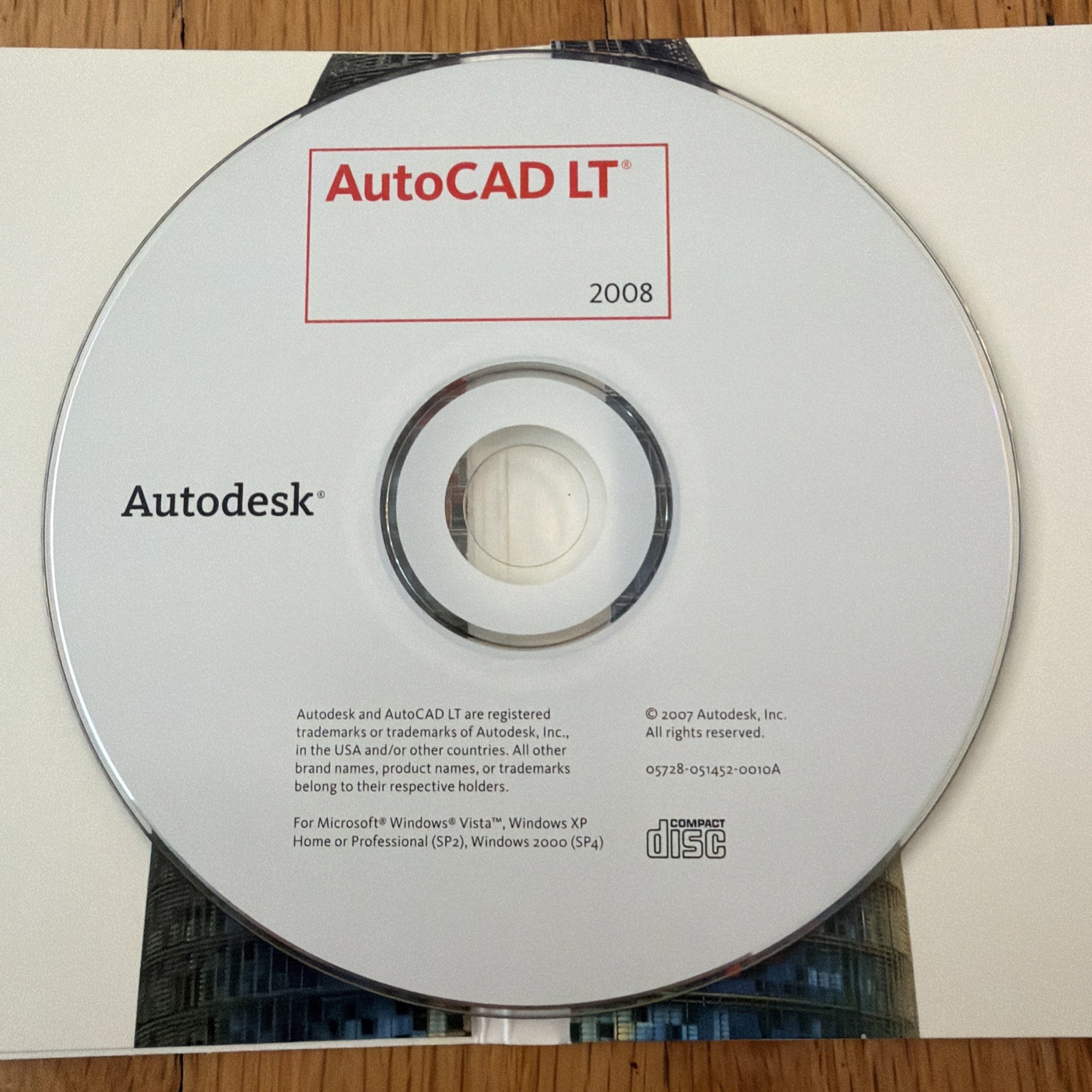 Autodesk AutoCAD LT 2008 Version, with Serial Number – Windows