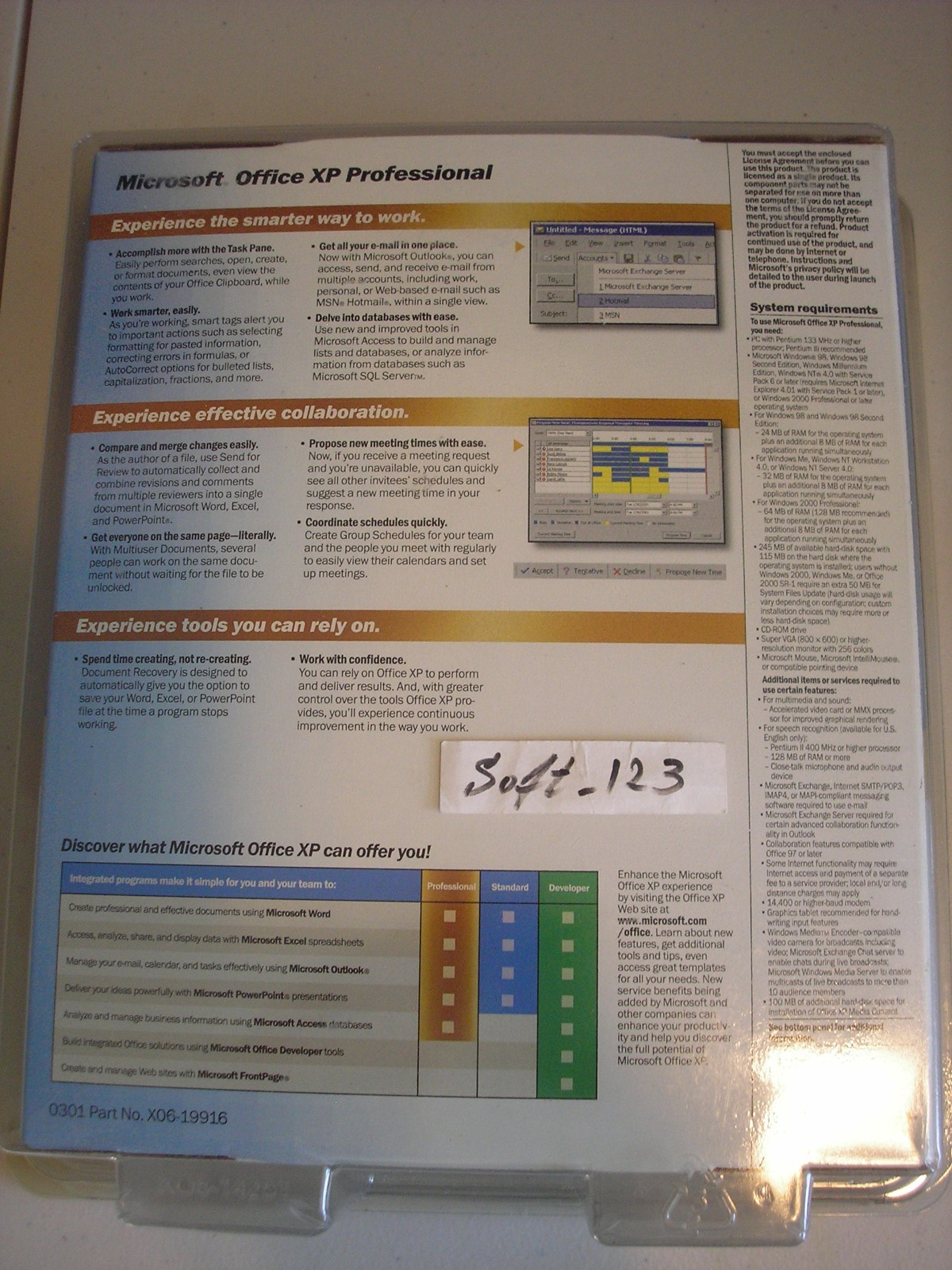 Microsoft Office XP Professional 269-04508 New! Retail Box