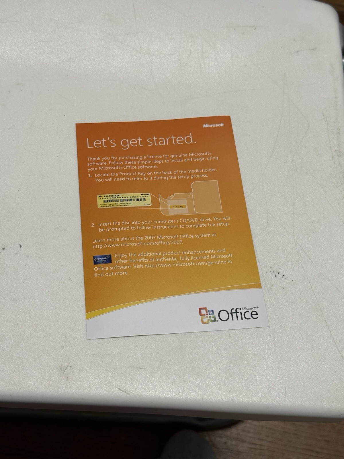 Microsoft Office Ultimate 2007 (PC Full Version) Opened