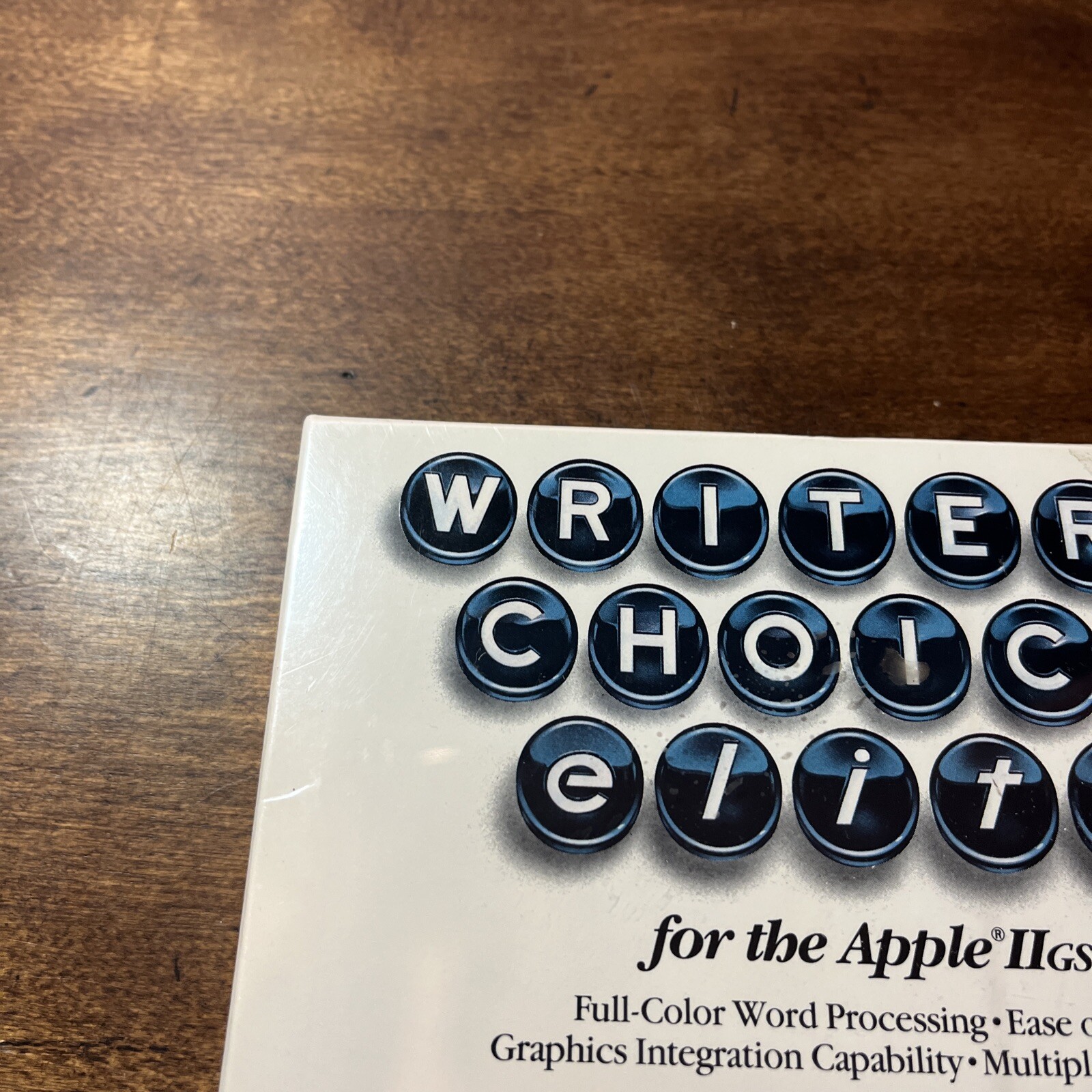 Writer’s Choice Elite( Apple IIGS 2, 1987) Big Box Work Processor New Sealed