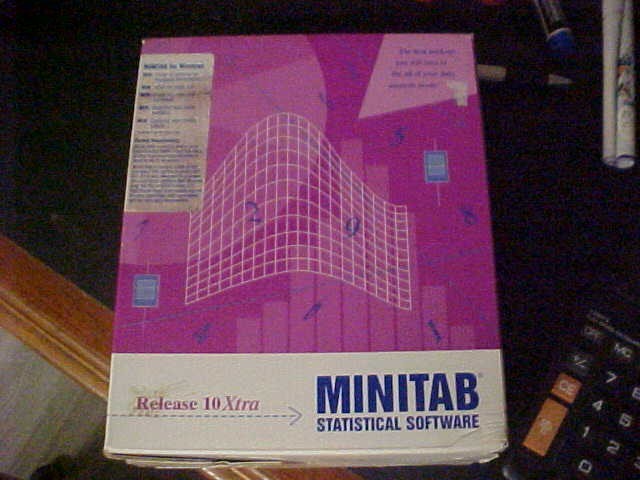 MINITAB Statistical Software Release 10Xtra for Macintosh & Power Macintosh NEW!
