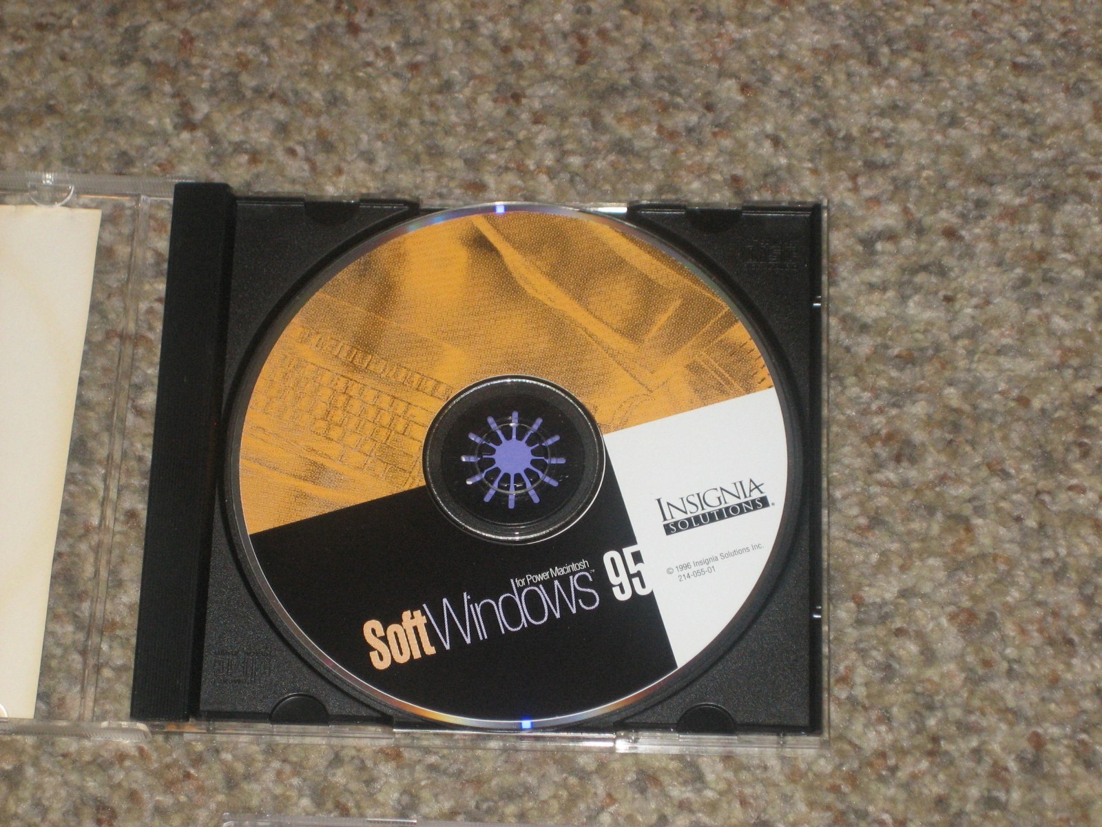 LOT OF 3 INSIGNIA SOLUTIONS SOFT WINDOWS 95 INSTALL DISCS FOR MACINTOSH