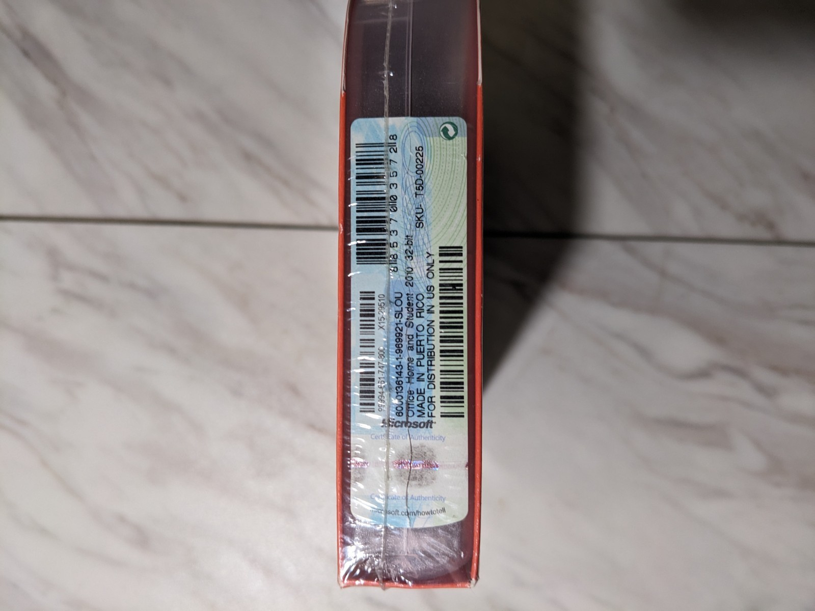 NEW SEALED Microsoft Office Home and Student 2010 for 3 PCs Military Edition