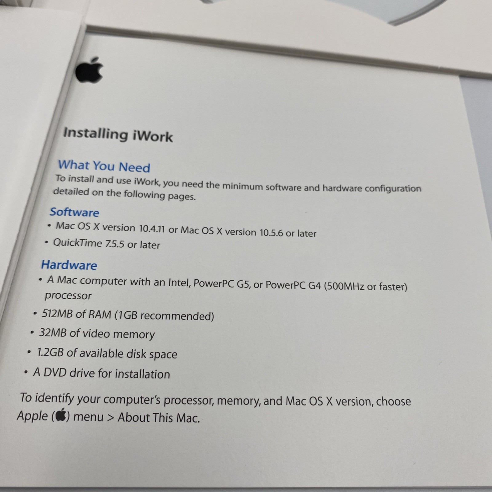 Apple iWork ’09 (Retail) (1 User/s) – Full Version for Mac MB942Z/A