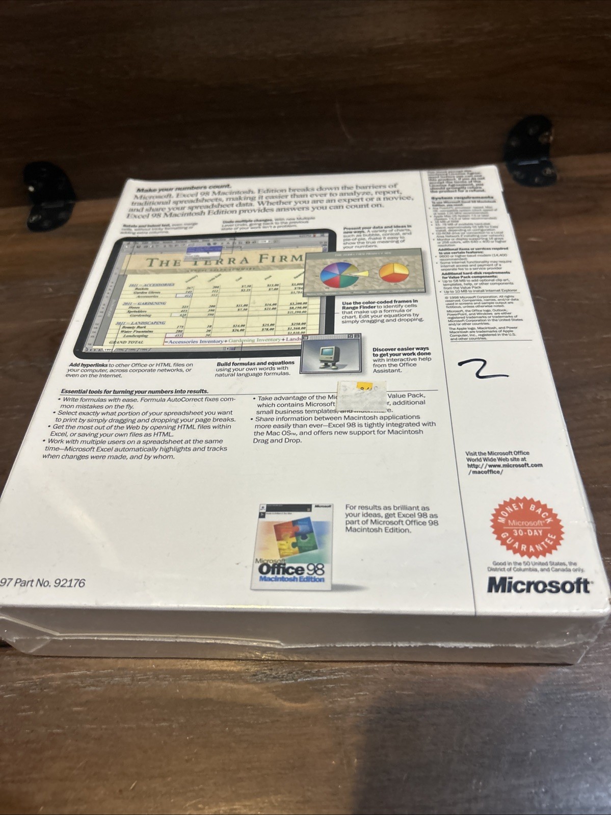 Microsoft Office 98 Macintosh Edition NEW & SEALED Vintage