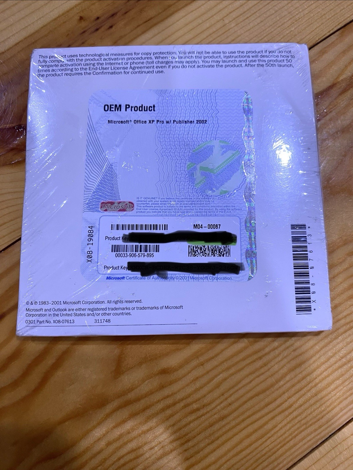 Microsoft Office XP Professional With Publisher Version 2002 w Product Key!!