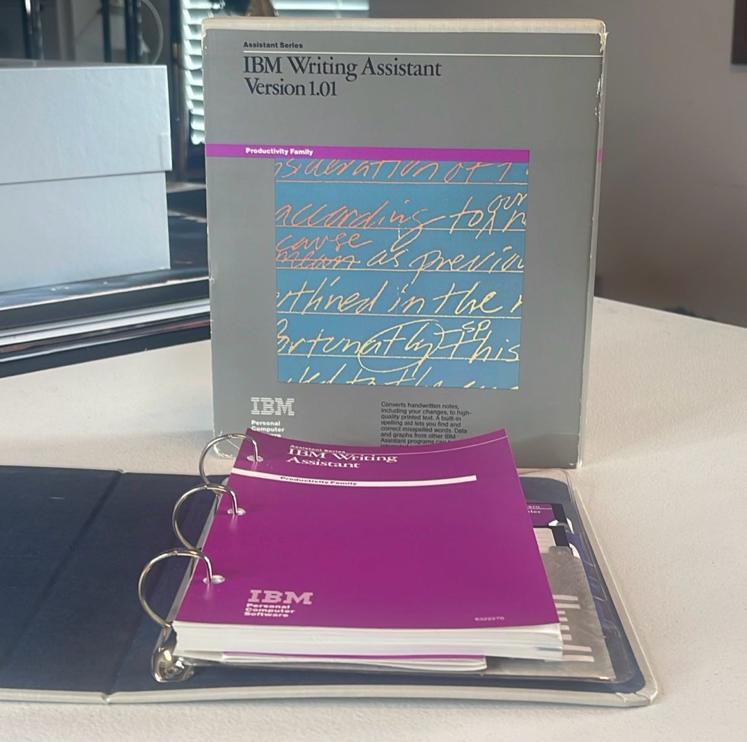 IBM Writing Assistant 1.01 PC Software Manual