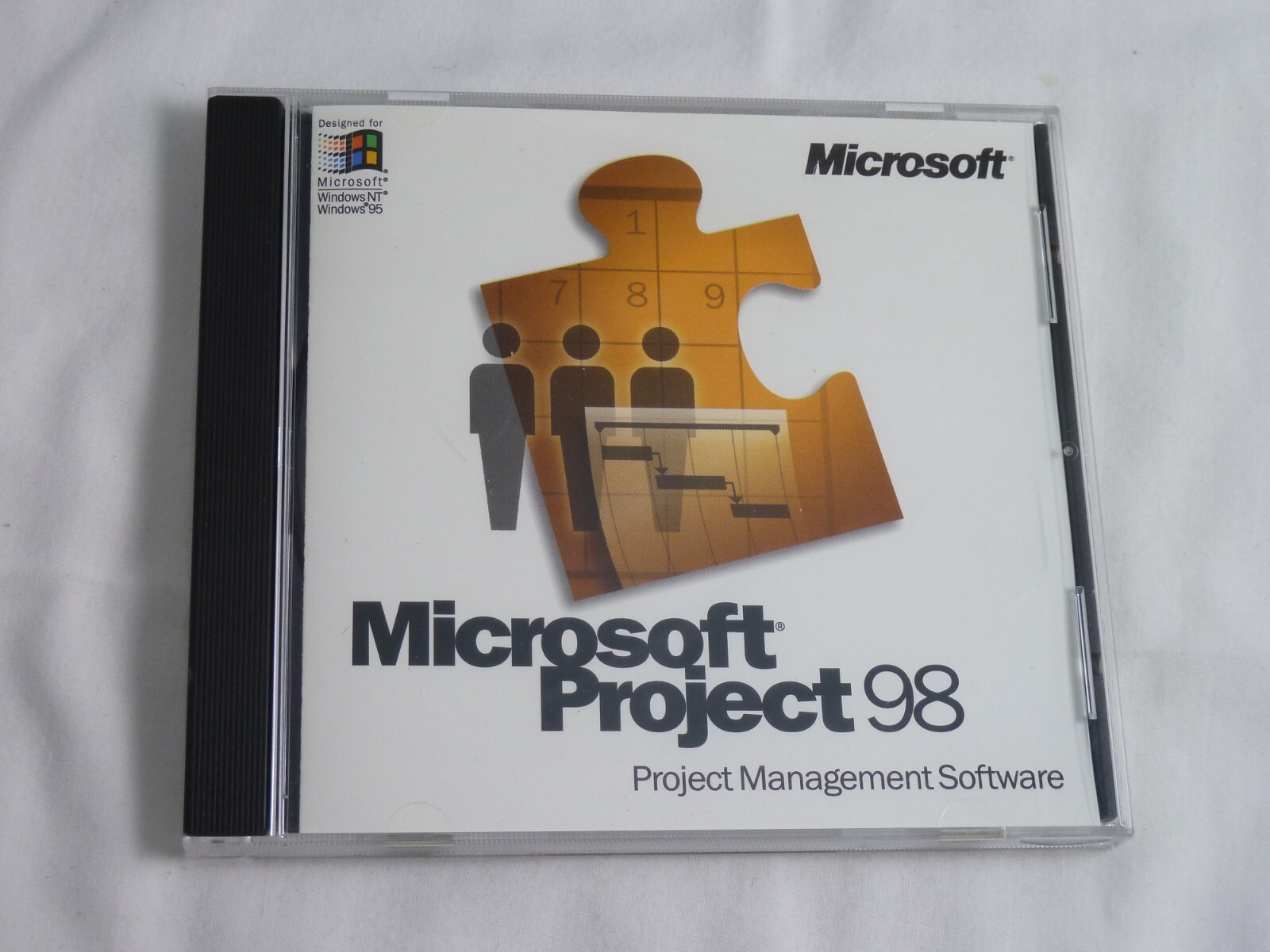 Microsoft Project 98- Management PC CD with Case