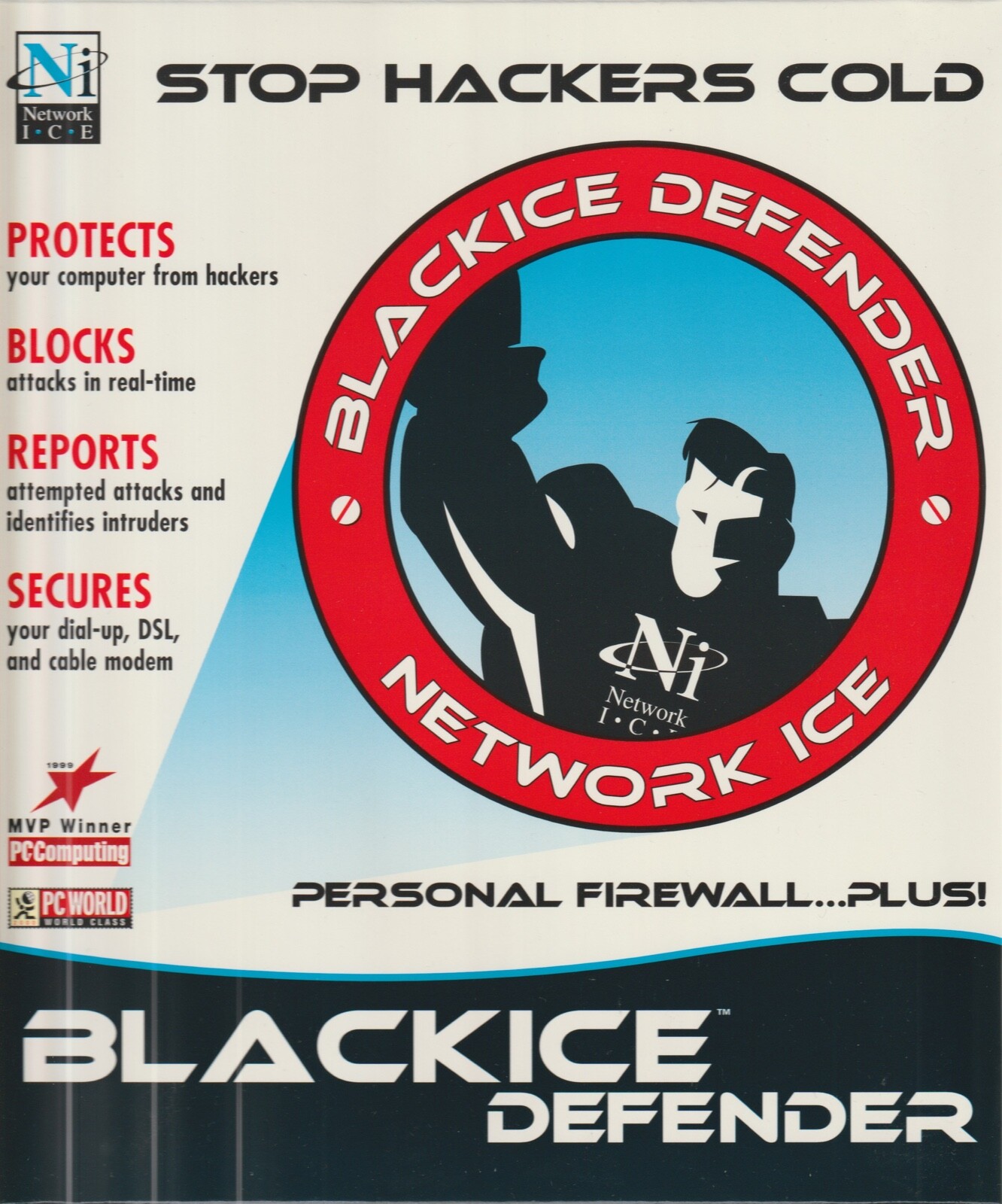 Network Ice BLACK ICE DEFENDER 2.1 for Windows 95/98/2000/ME & NT 4.0