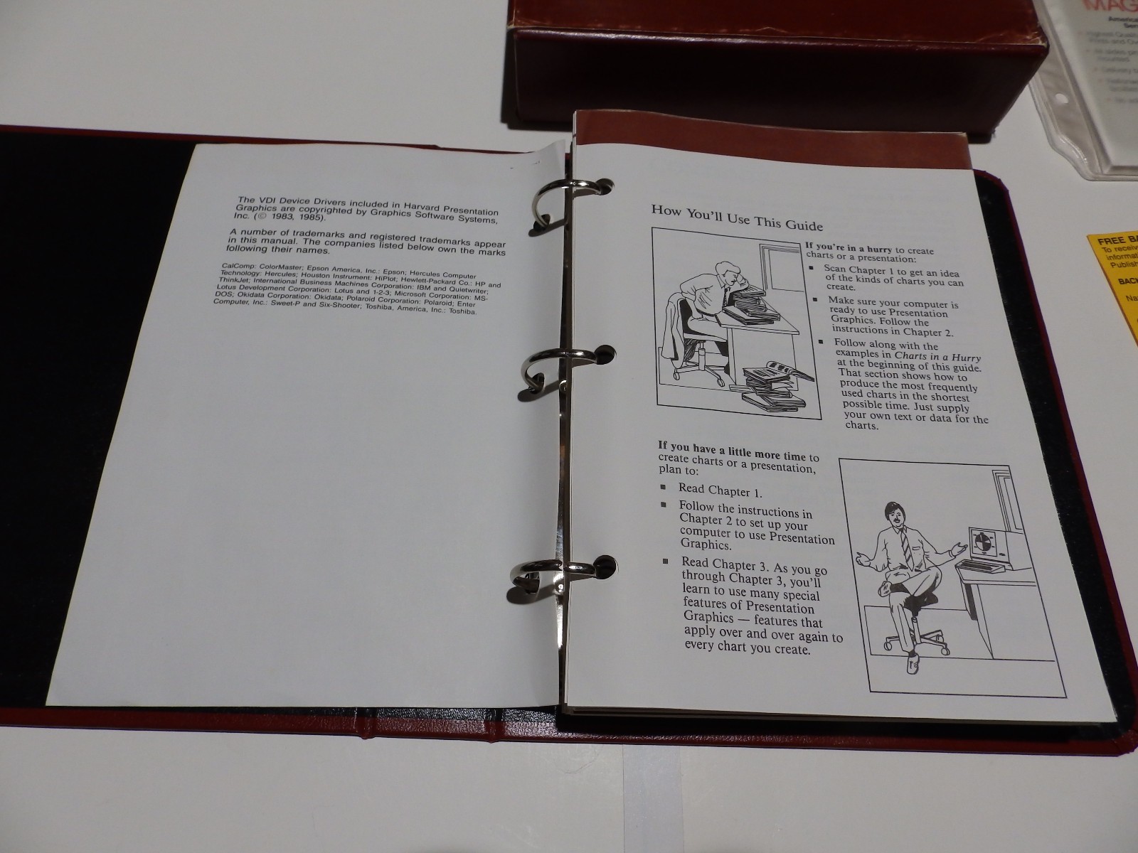 Vintage Software – Harvard Presentation Graphics Version A (March 1986)